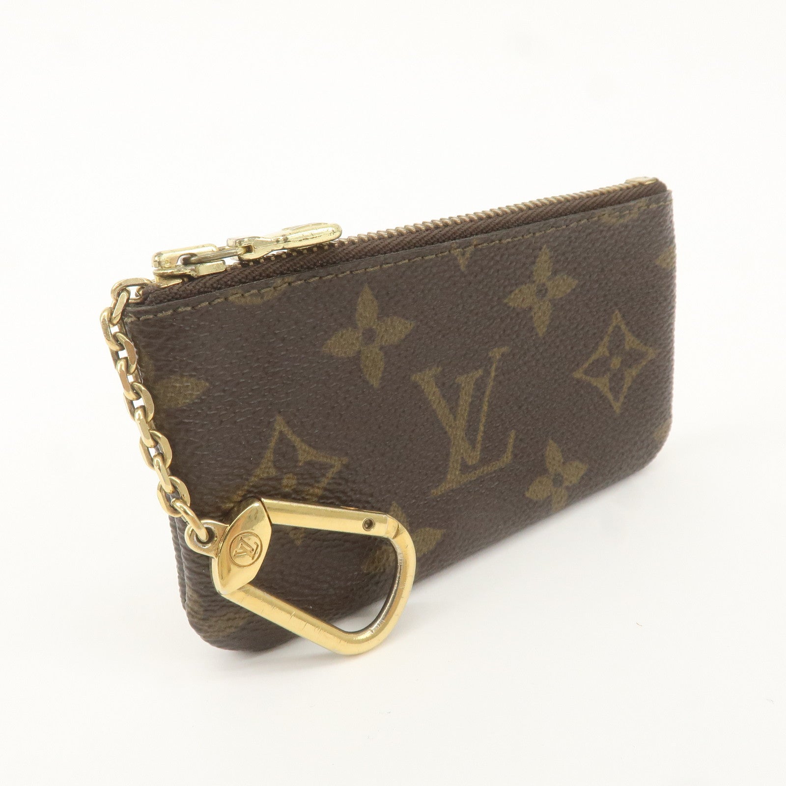 Louis Vuitton Monogram Pochette Cles Coin Case Key Case M62650