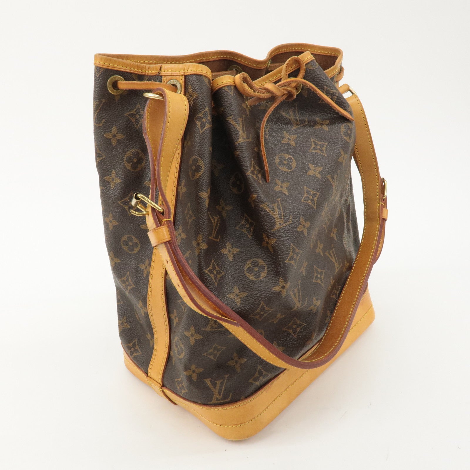 Louis Vuitton Monogram Noe Shoulder Bag Hand Bag Brown M42224