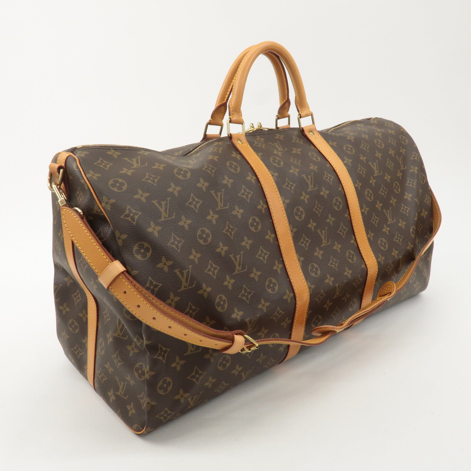 Louis Vuitton Monogram Keep All Bandouliere 60 Bag M41412