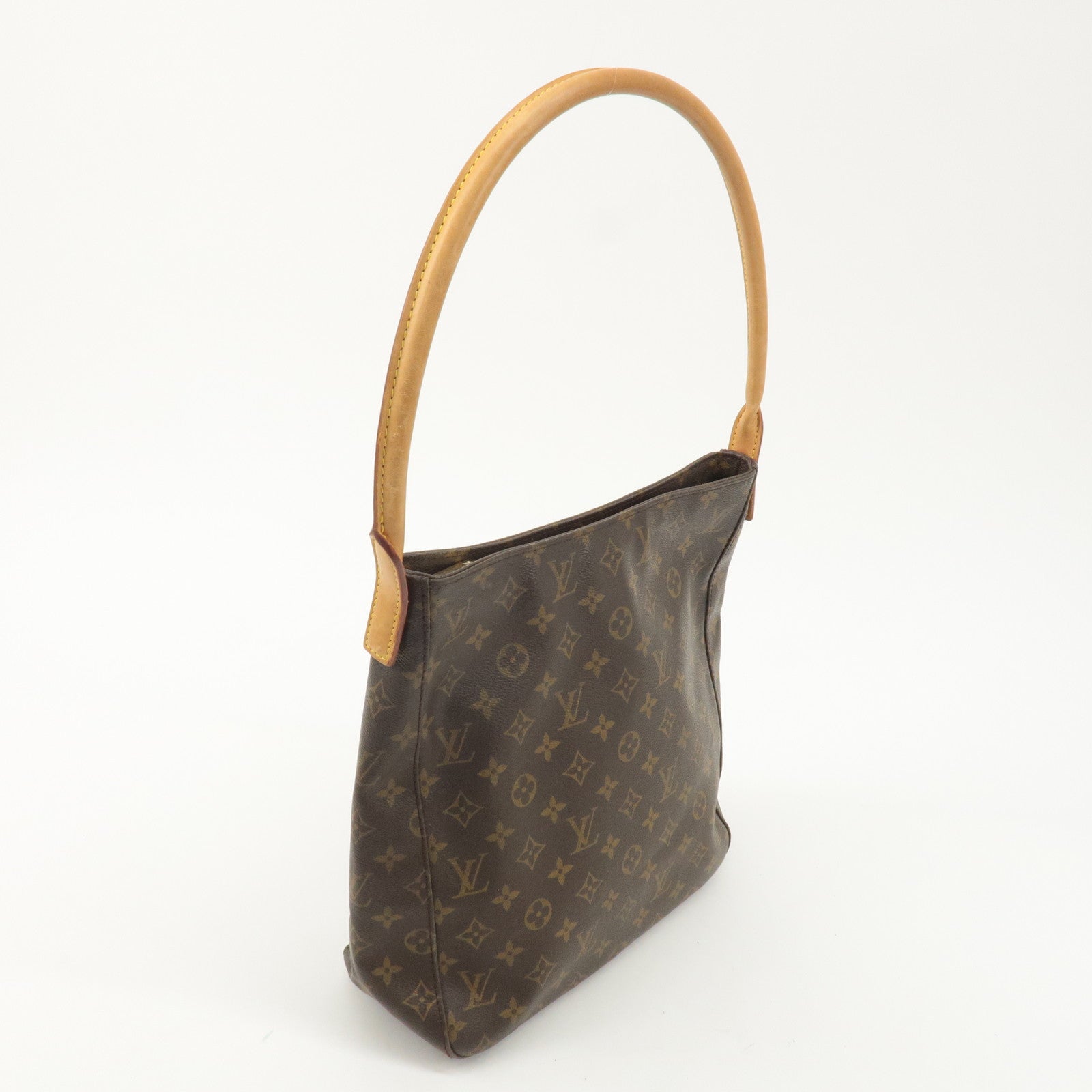 Louis Vuitton Monogram Looping GM Shoulder Bag Brown M51145