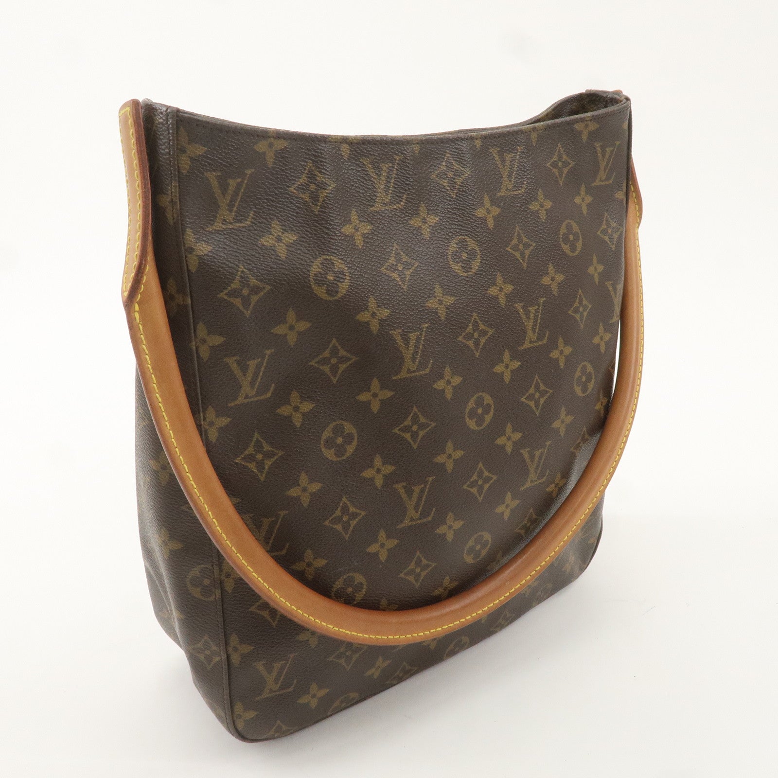 Louis Vuitton Monogram Looping GM Shoulder Bag Brown M51145