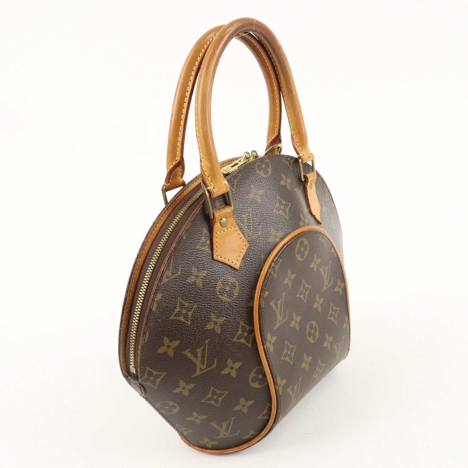 Louis Vuitton Monogram Ellipse PM Hand Bag Brown M51127