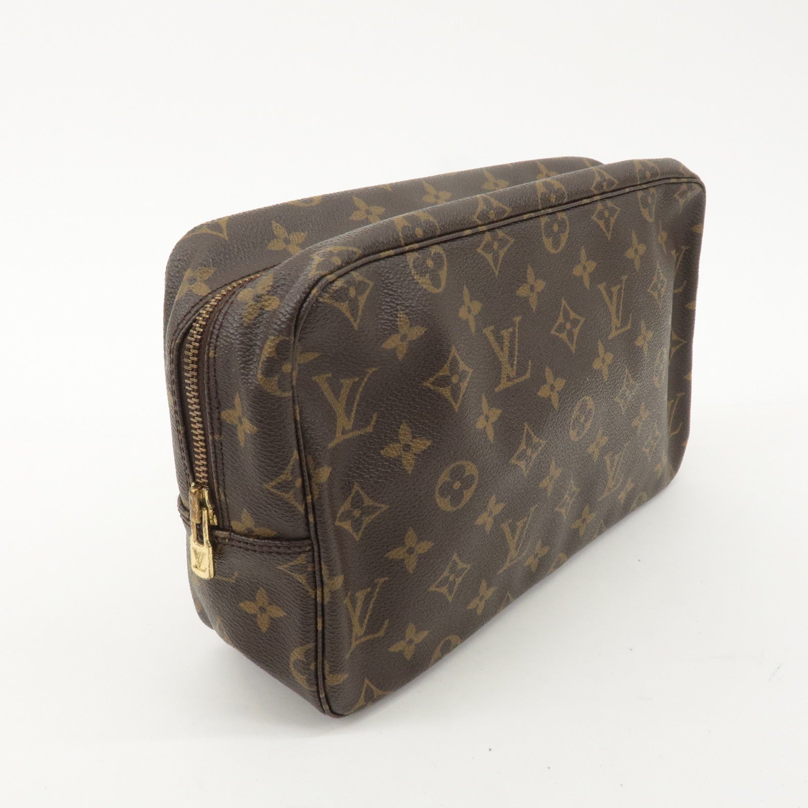 Louis Vuitton Monogram Trousse Toilette 28 Pouch Brown M47522