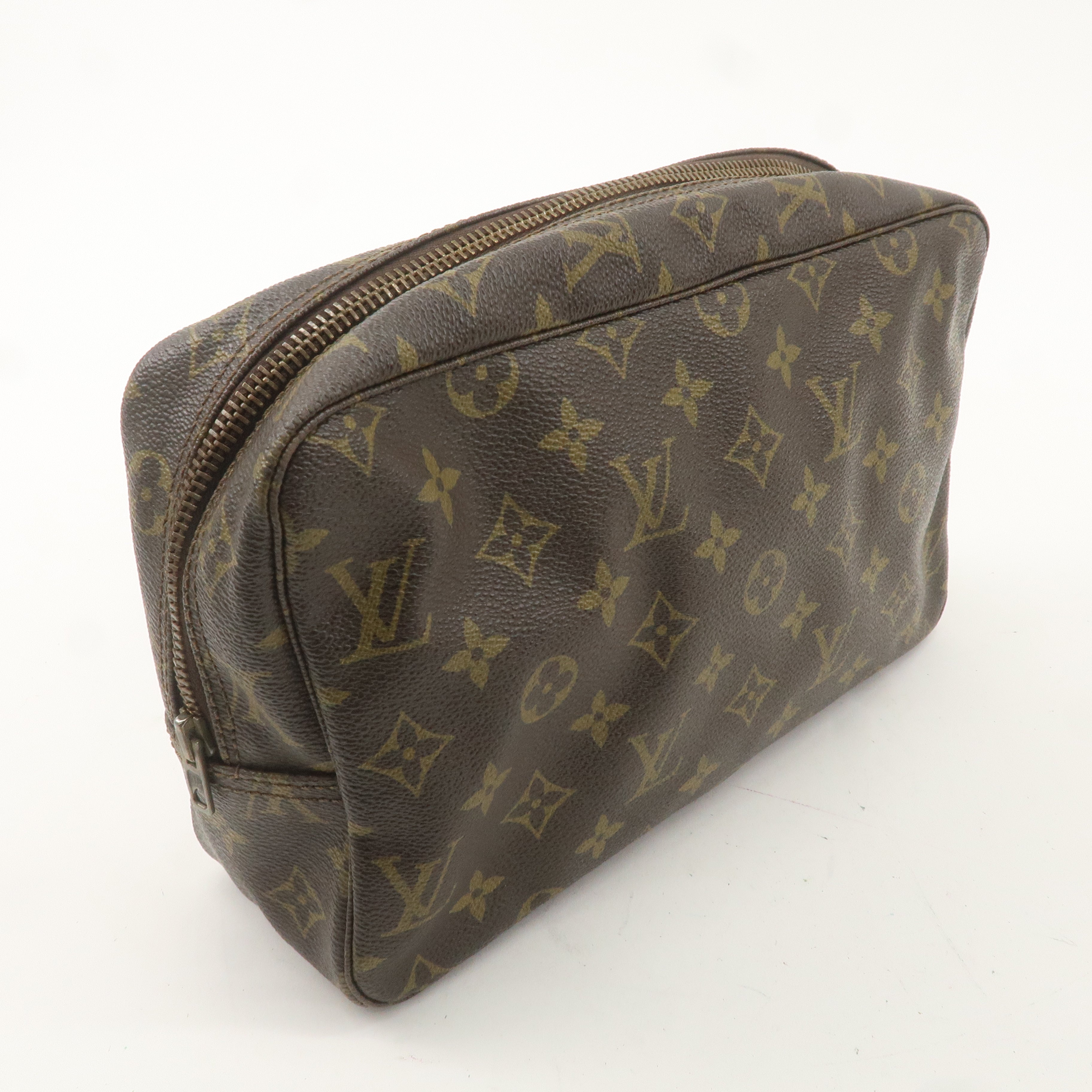 Louis Vuitton Monogram Trousse Toilette 28 Pouch Brown M47522