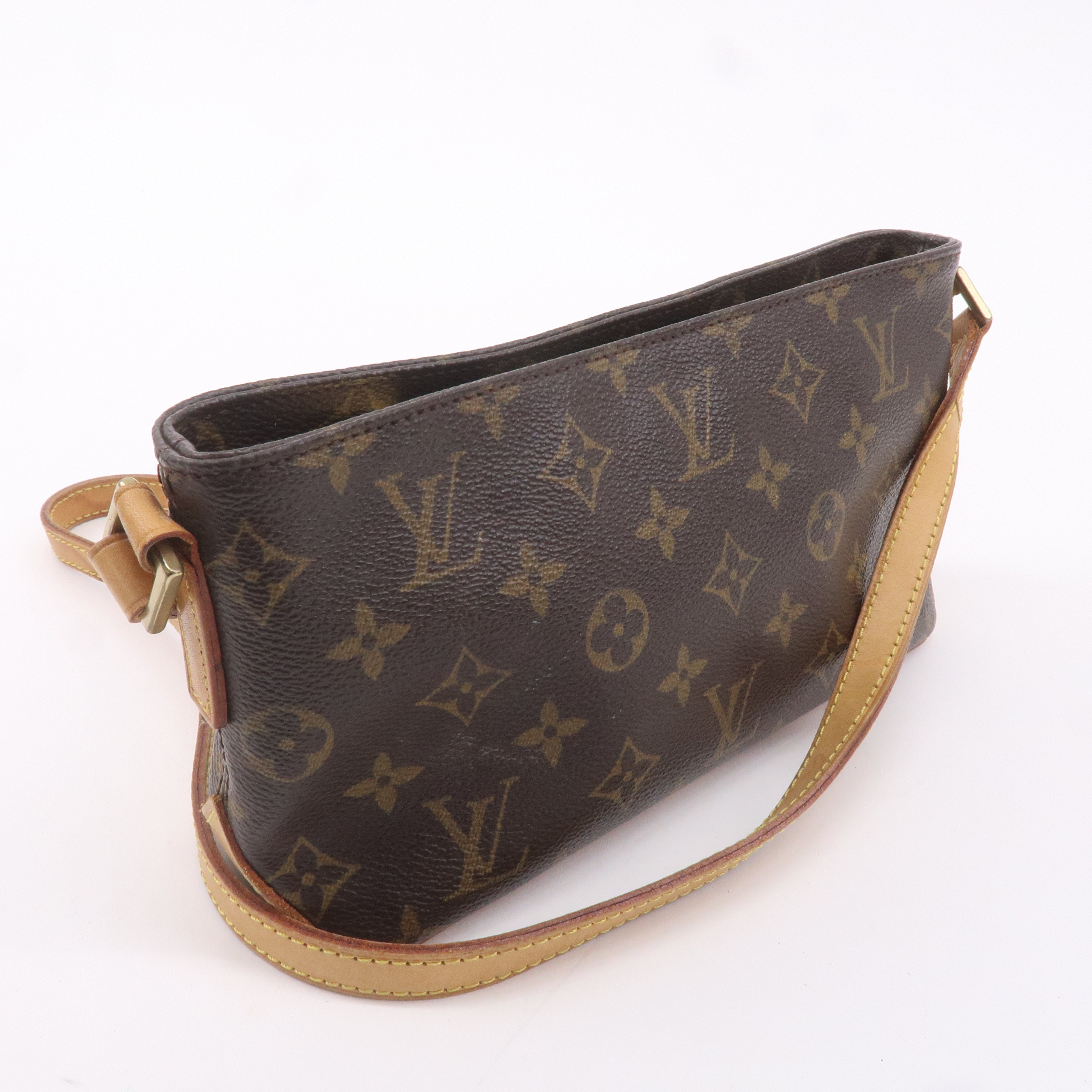 Louis Vuitton Monogram Trotteur Shoulder Bag Brown M51240