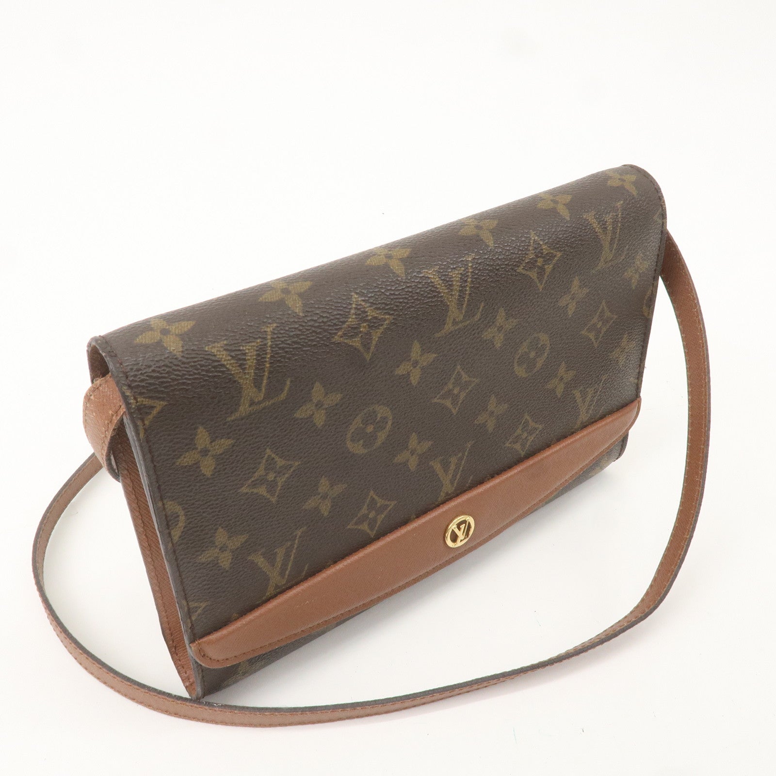 Louis Vuitton Monogram Bordeaux 24 Shoulder Bag Brown M51798