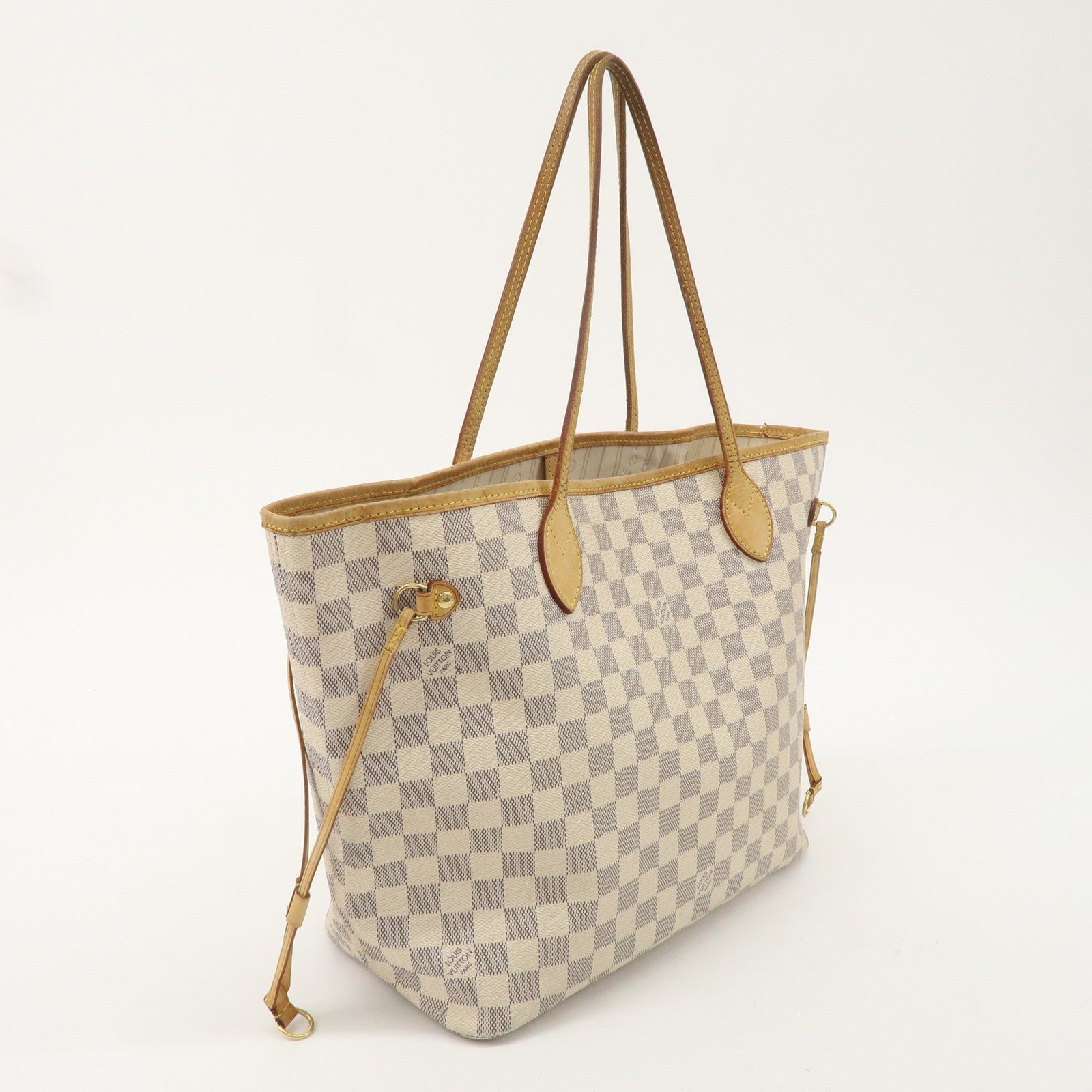 Louis Vuitton Damier Azur Neverfull MM Tote Bag N51107