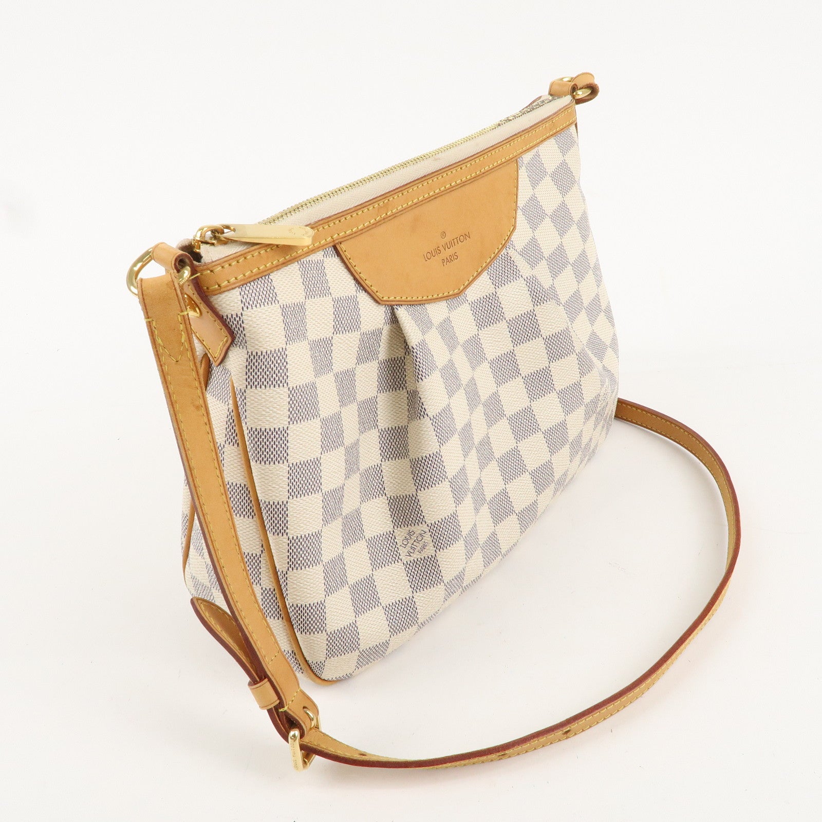 Louis Vuitton Damier Azur Siracusa PM Shoulder Bag N41113