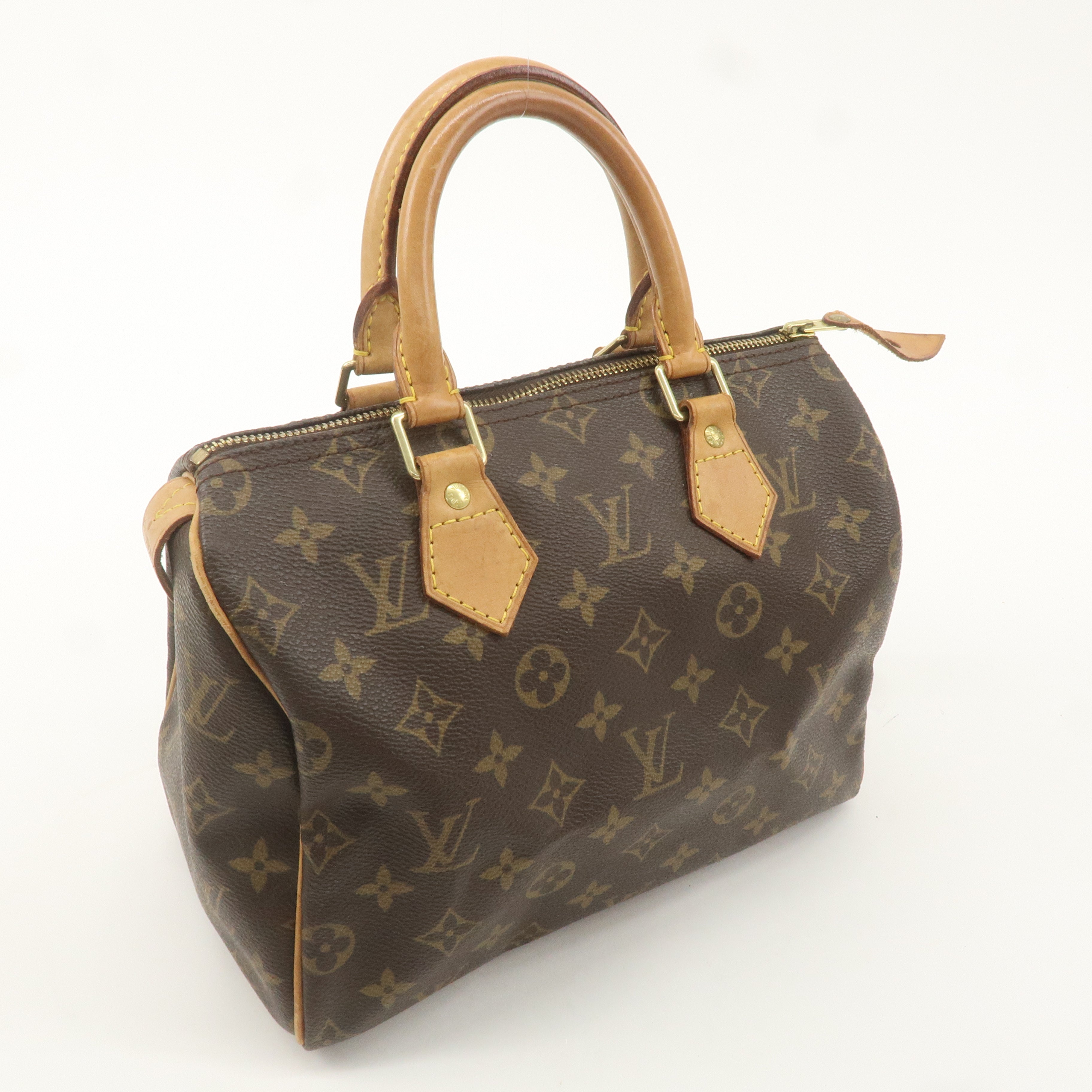 Louis Vuitton Monogram Speedy 25 Hand Bag Boston Bag M41528