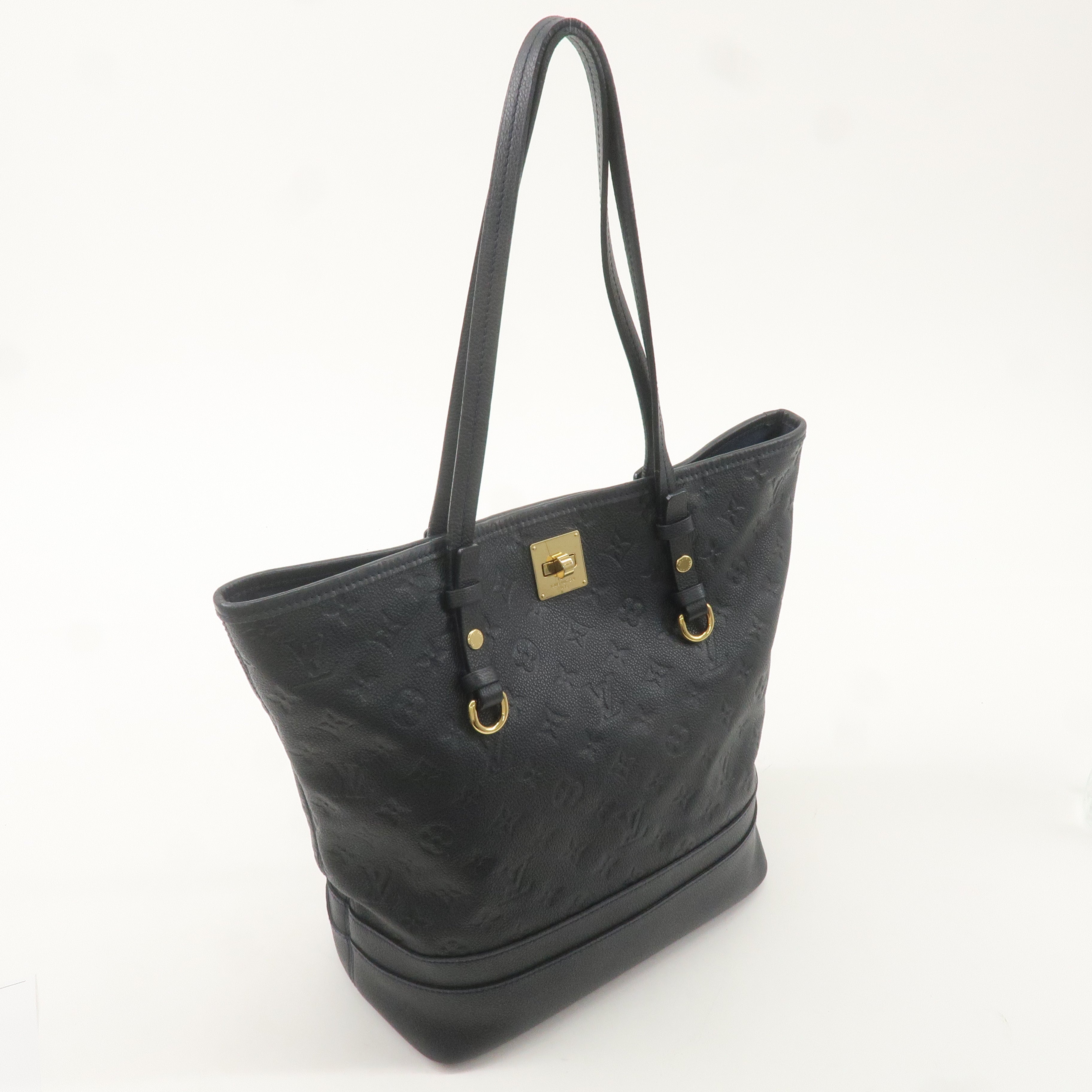 Louis Vuitton Monogram Empreinte Citadin PM Tote Bag Noir M40517