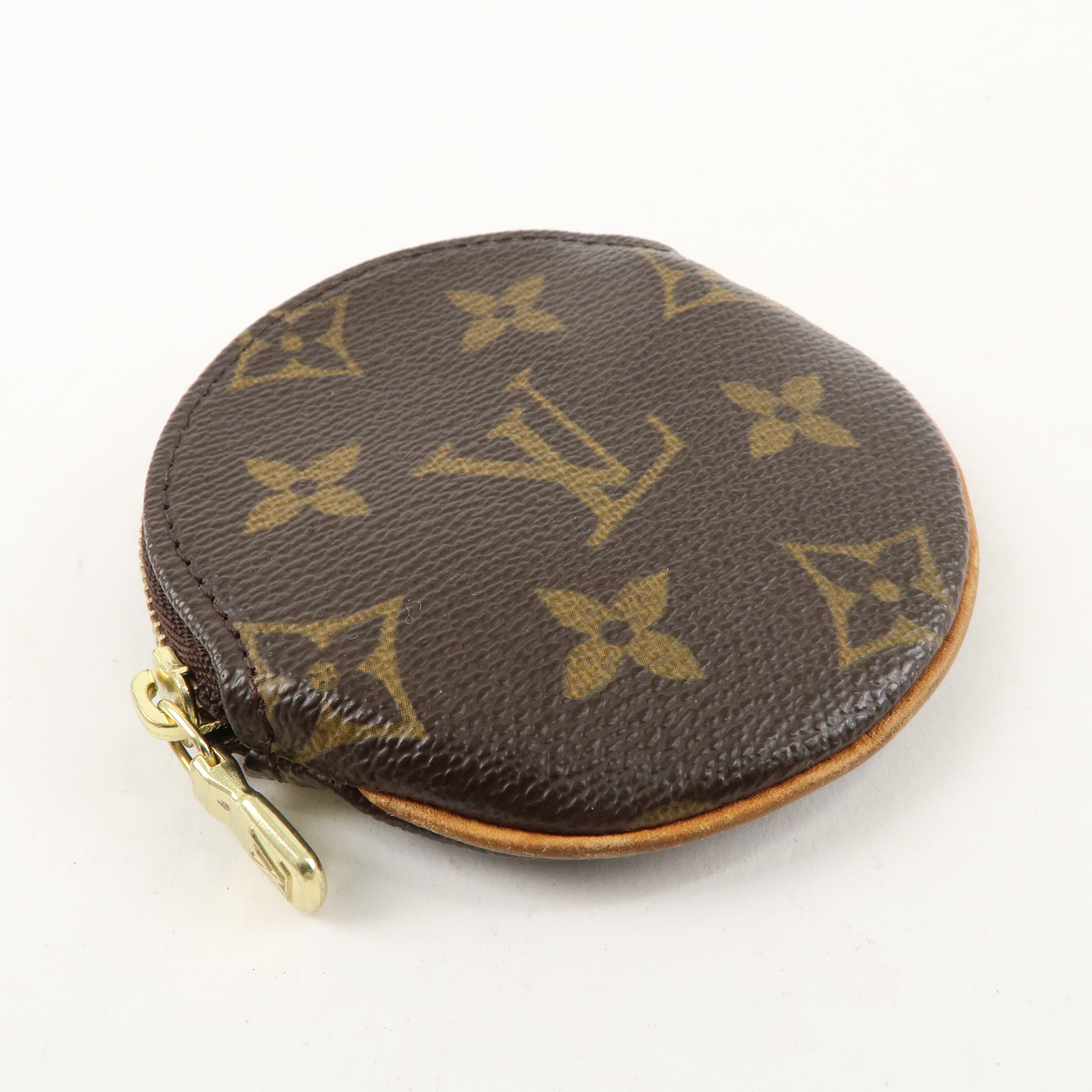 Louis Vuitton Monogram Porte Monnaie Rond Coin Case M61926