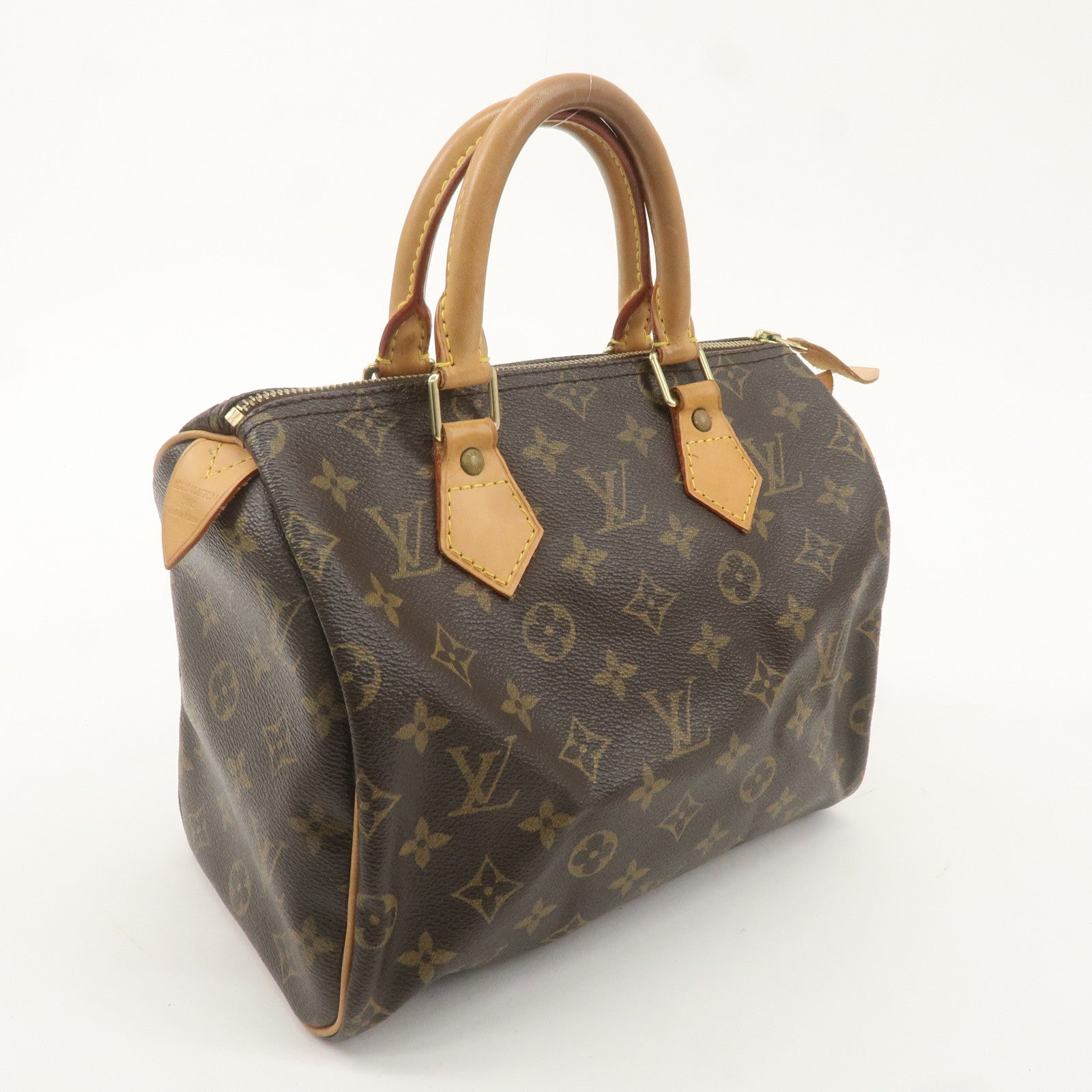 Louis Vuitton Monogram Speedy 25 Hand Bag Boston Bag M41528