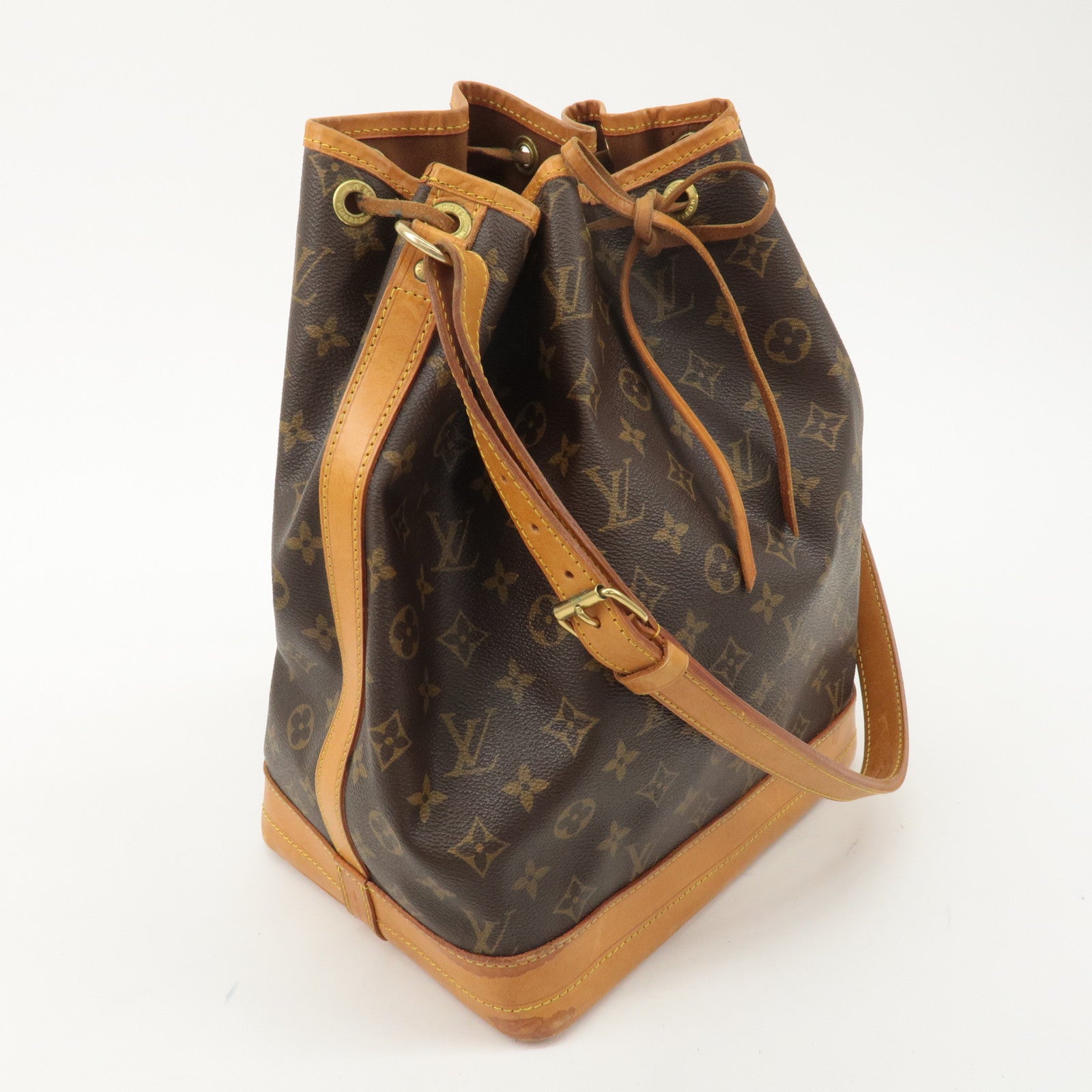 Louis Vuitton Monogram Noe Shoulder Bag Hand Bag Brown M42224