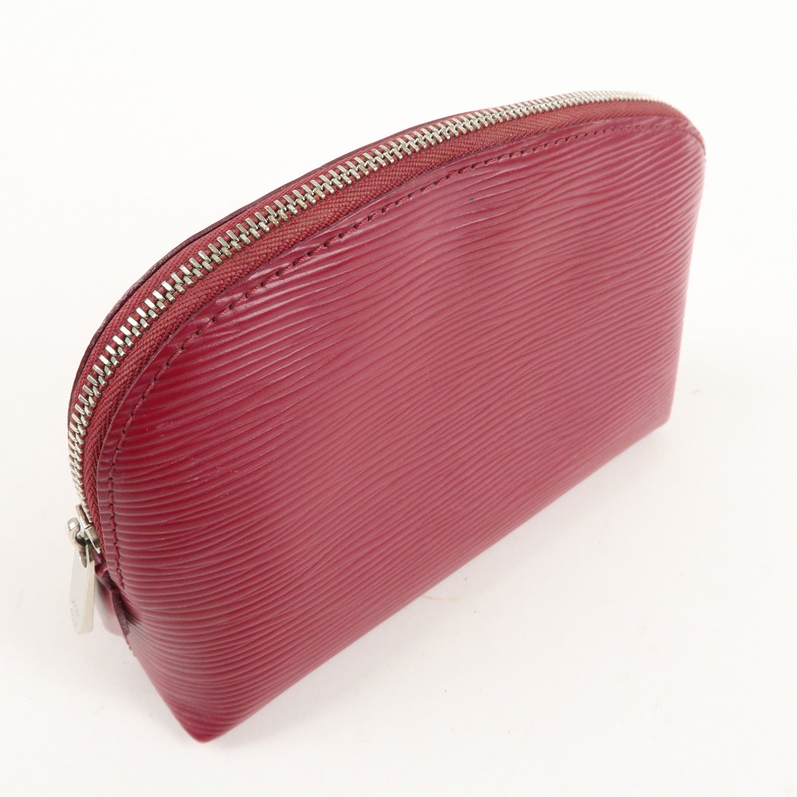 Louis Vuitton Epi Pochette Cosmetic Pouch Fuchsia M60410