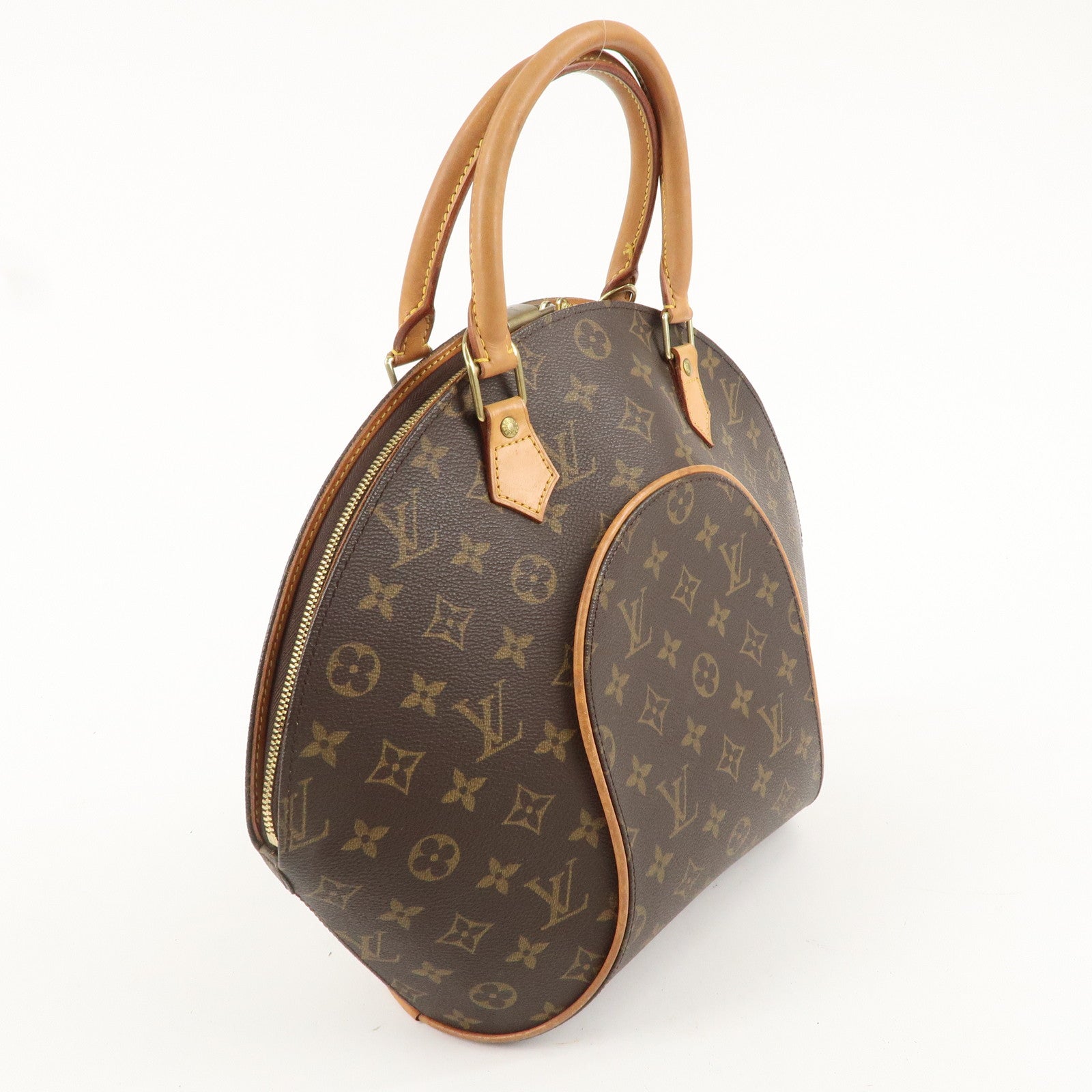 Louis Vuitton Monogram Ellipse MM Hand Bag Brown M51126