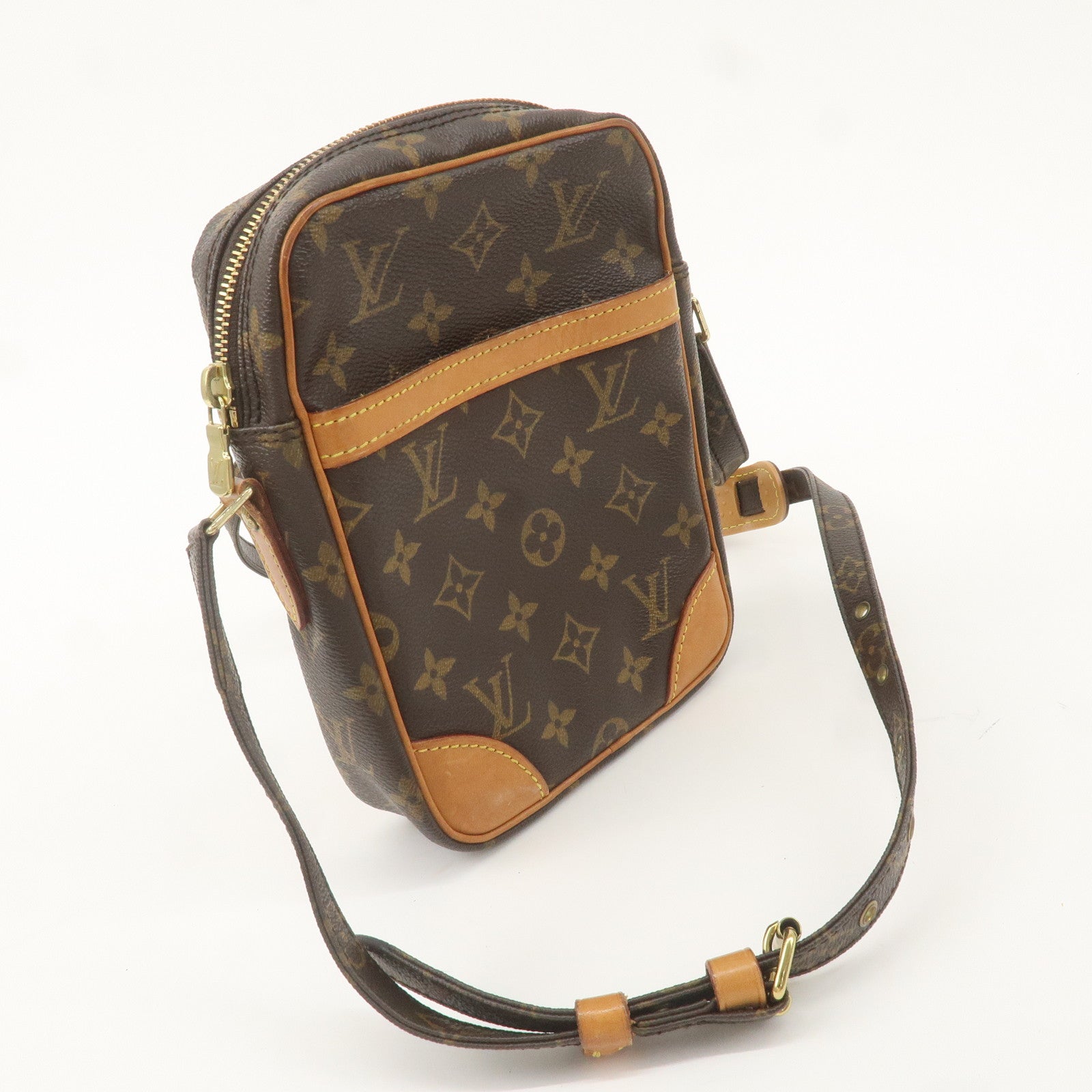 Louis Vuitton Monogram Danube Shoulder Bag Brown M45266