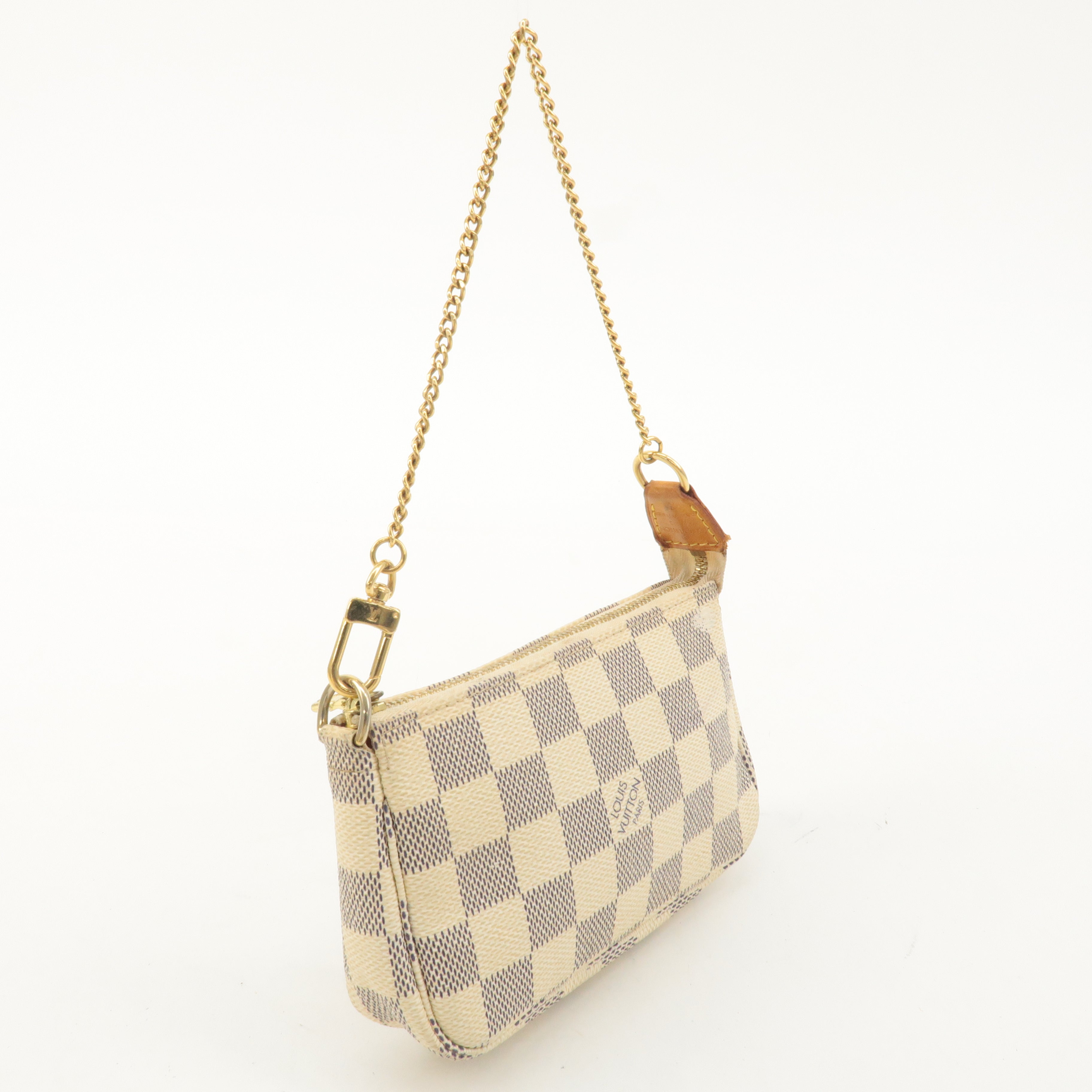 Louis Vuitton Damier Azur Mini Pochette Accessoires Pouch N58010