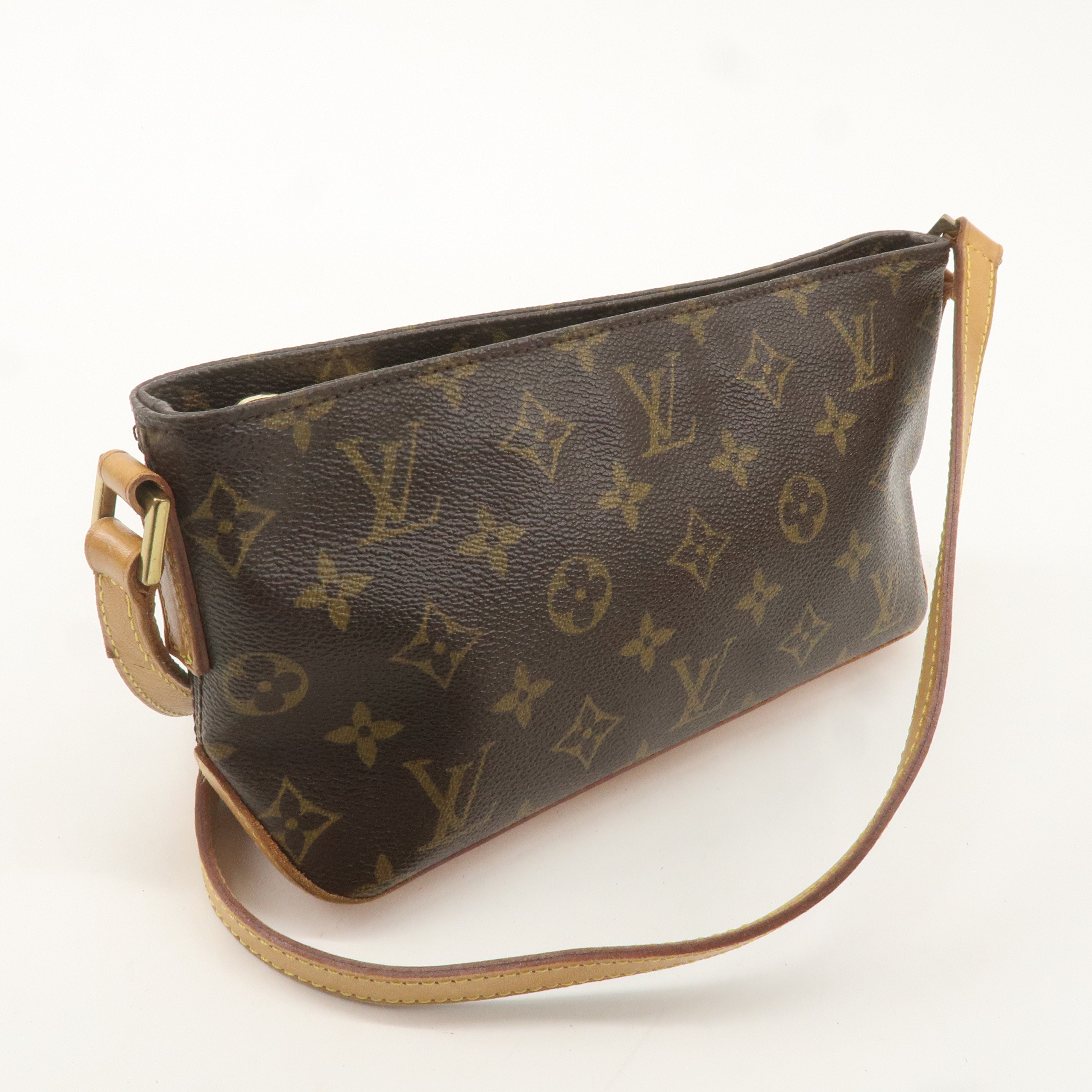 Louis Vuitton Monogram Trotteur Shoulder Bag Brown M51240