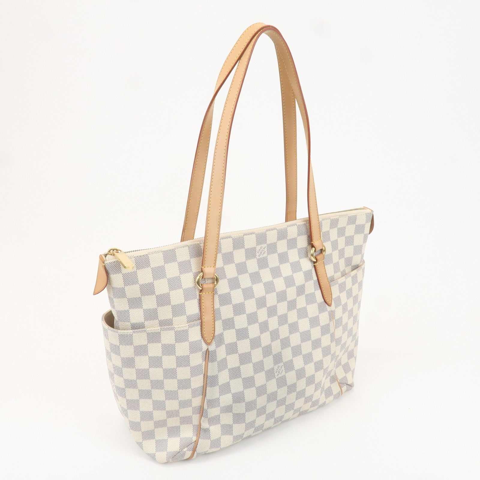 Louis Vuitton Damier Azur Totally MM Tote Bag Shoulder Bag N51261