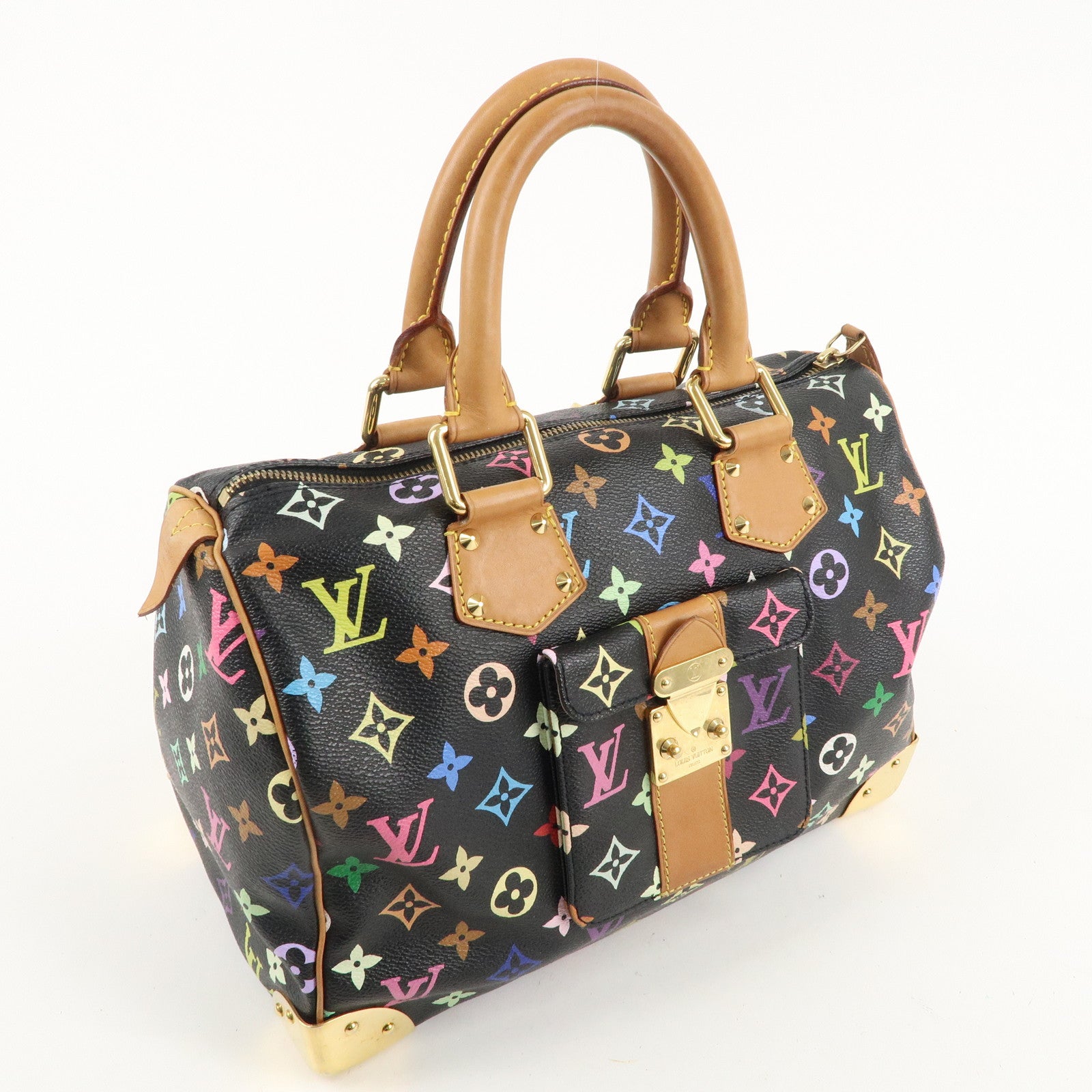 Louis Vuitton Monogram Multi Color Speedy 30 Hand Bag M92642