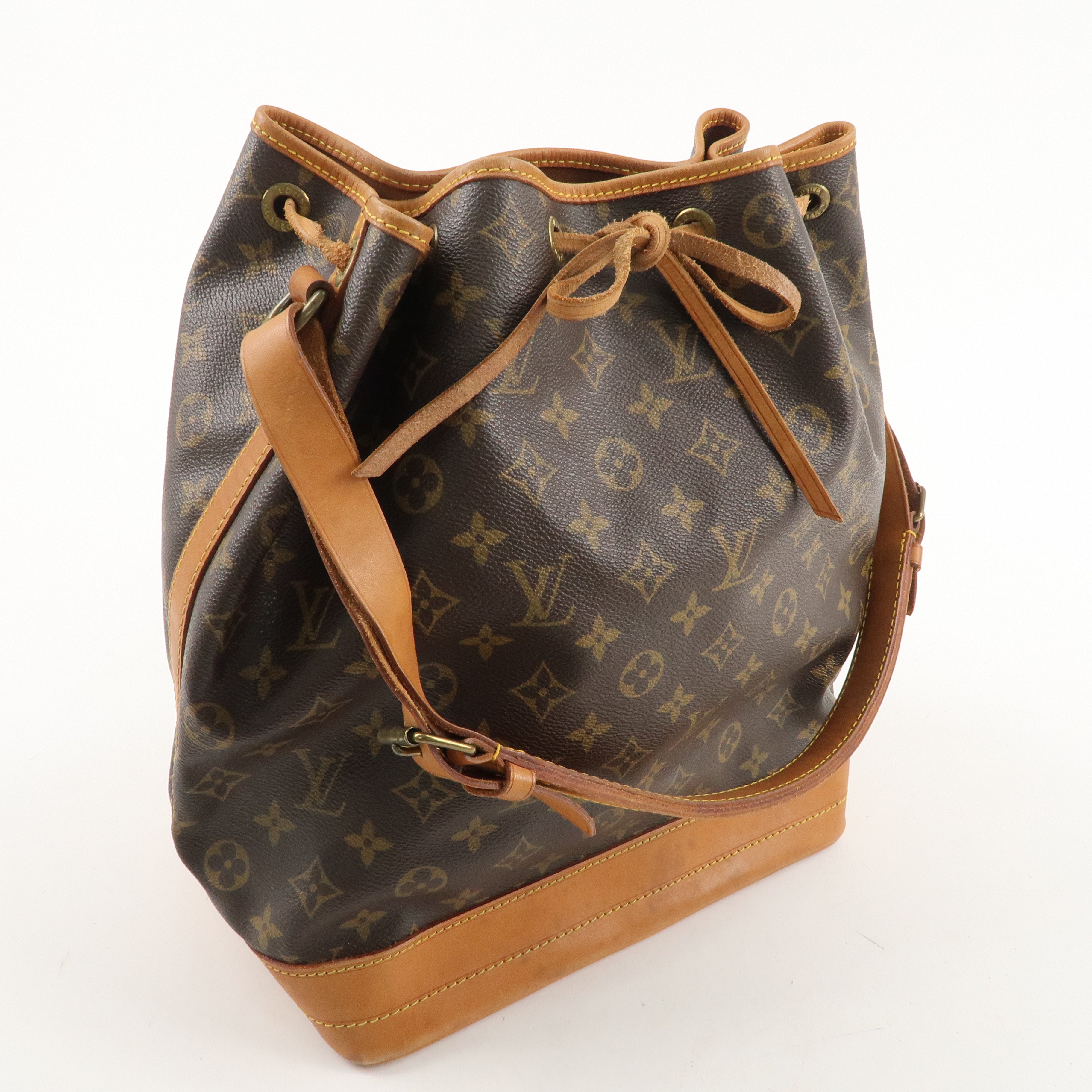 Louis Vuitton Monogram Noe Shoulder Bag Brown M42224