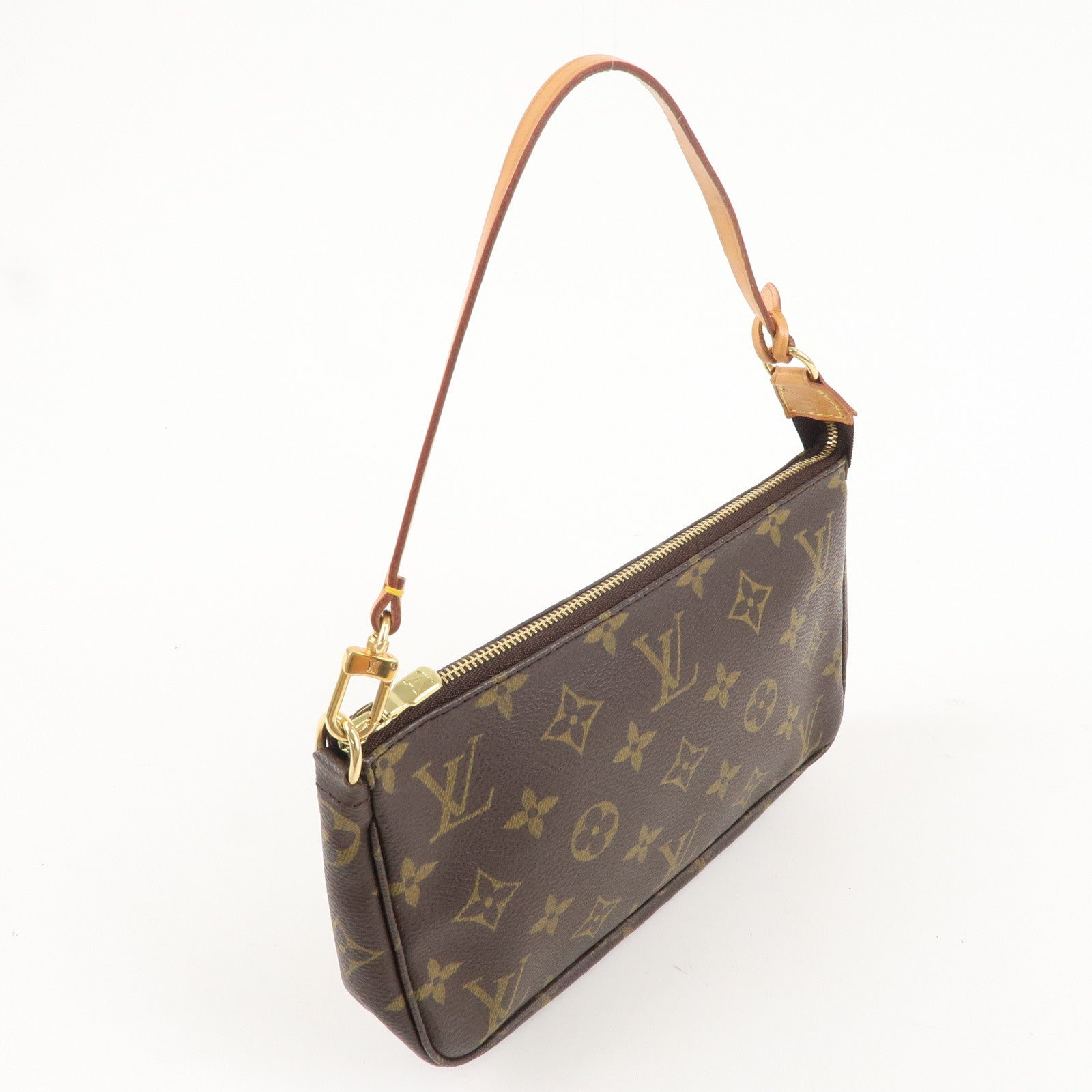 Louis Vuitton Monogram Pochette Accessoires Pouch Brown M51980