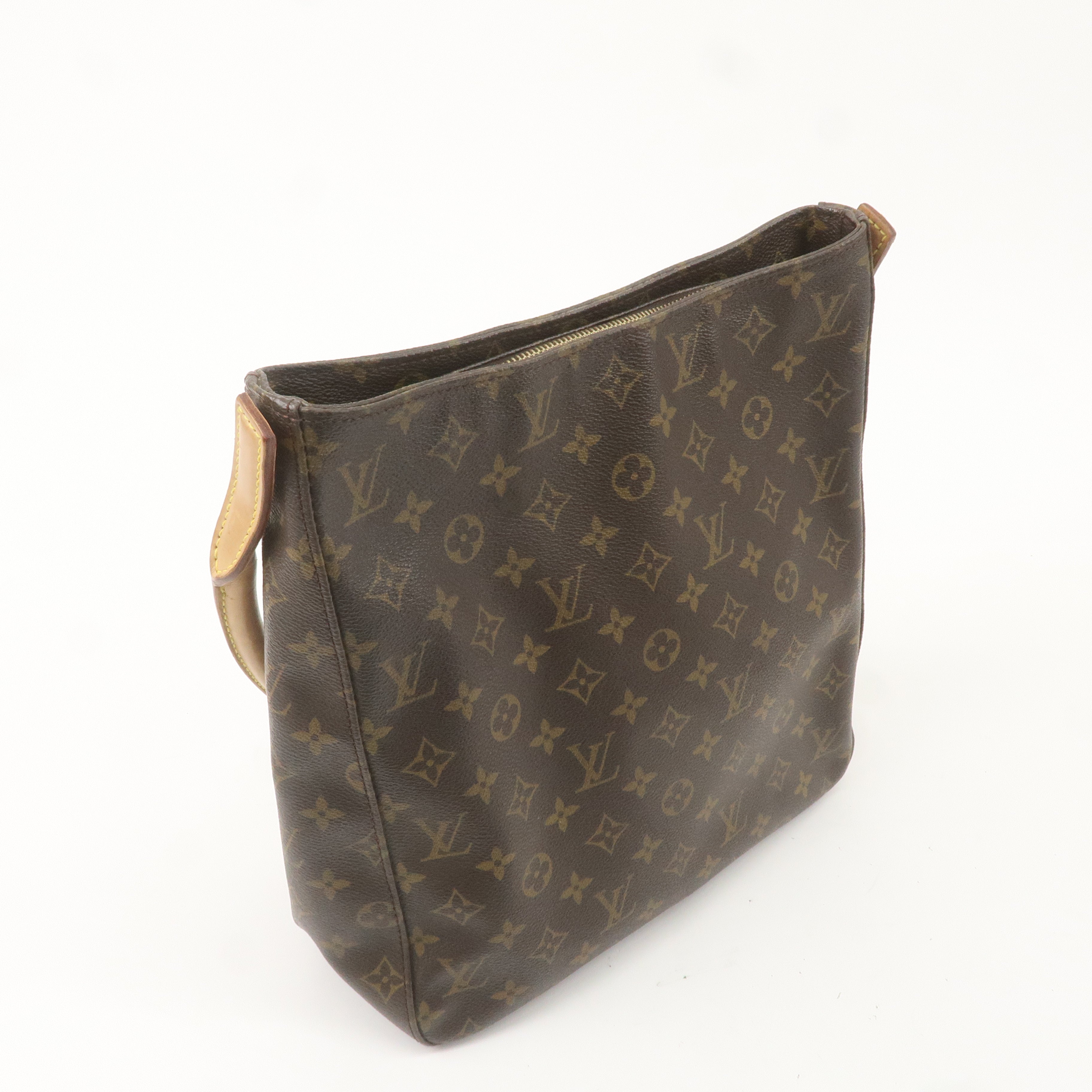 Louis Vuitton Monogram Looping GM Shoulder Bag Brown M51145