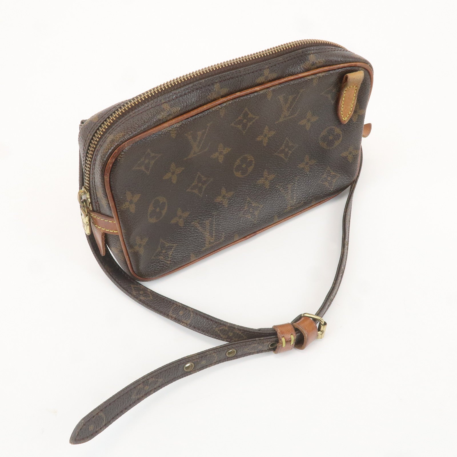 Louis Vuitton Monogram Pochette Marly Bandouliere Brown M51828