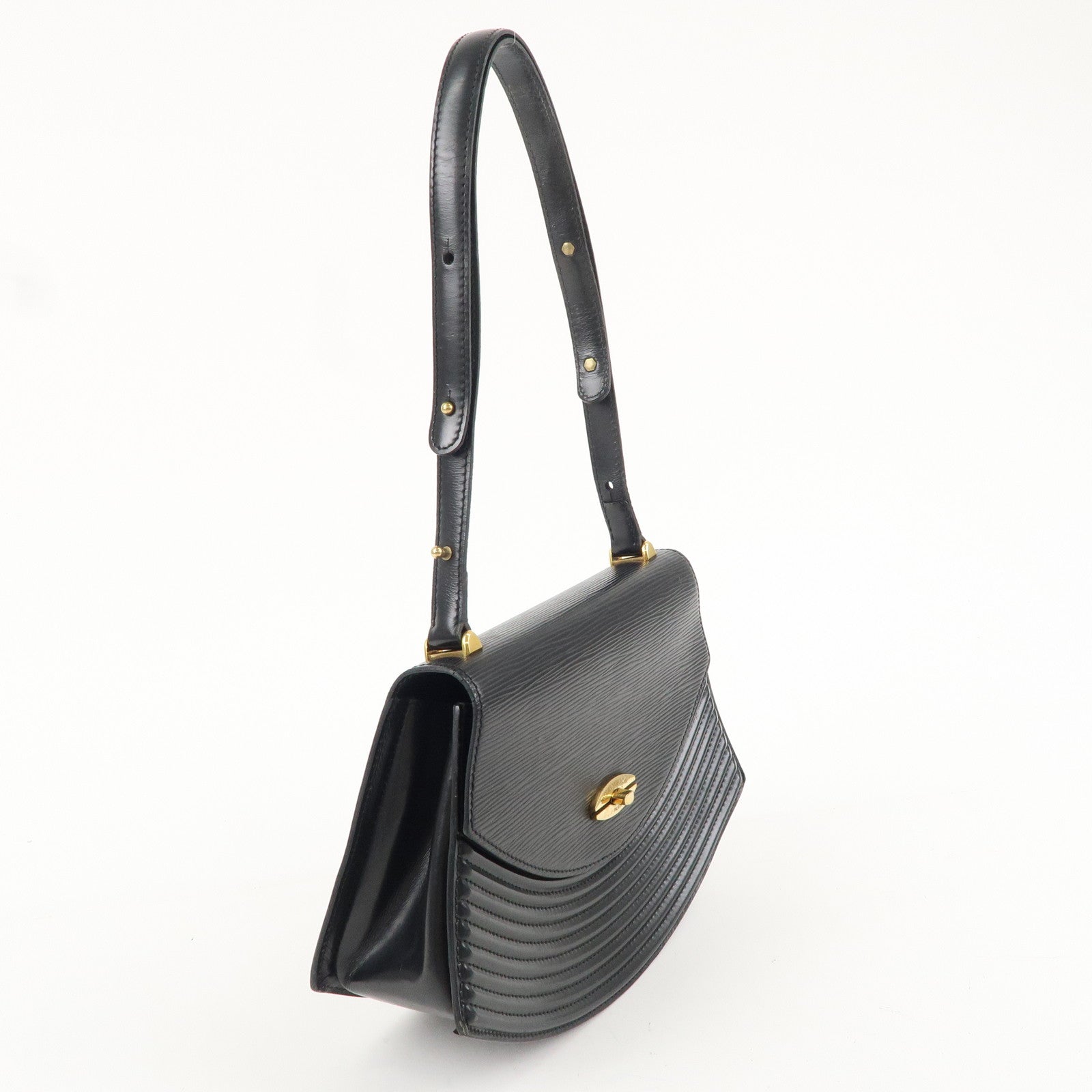 Louis Vuitton Epi Tilsit Shoulder Bag Noir Black M52482