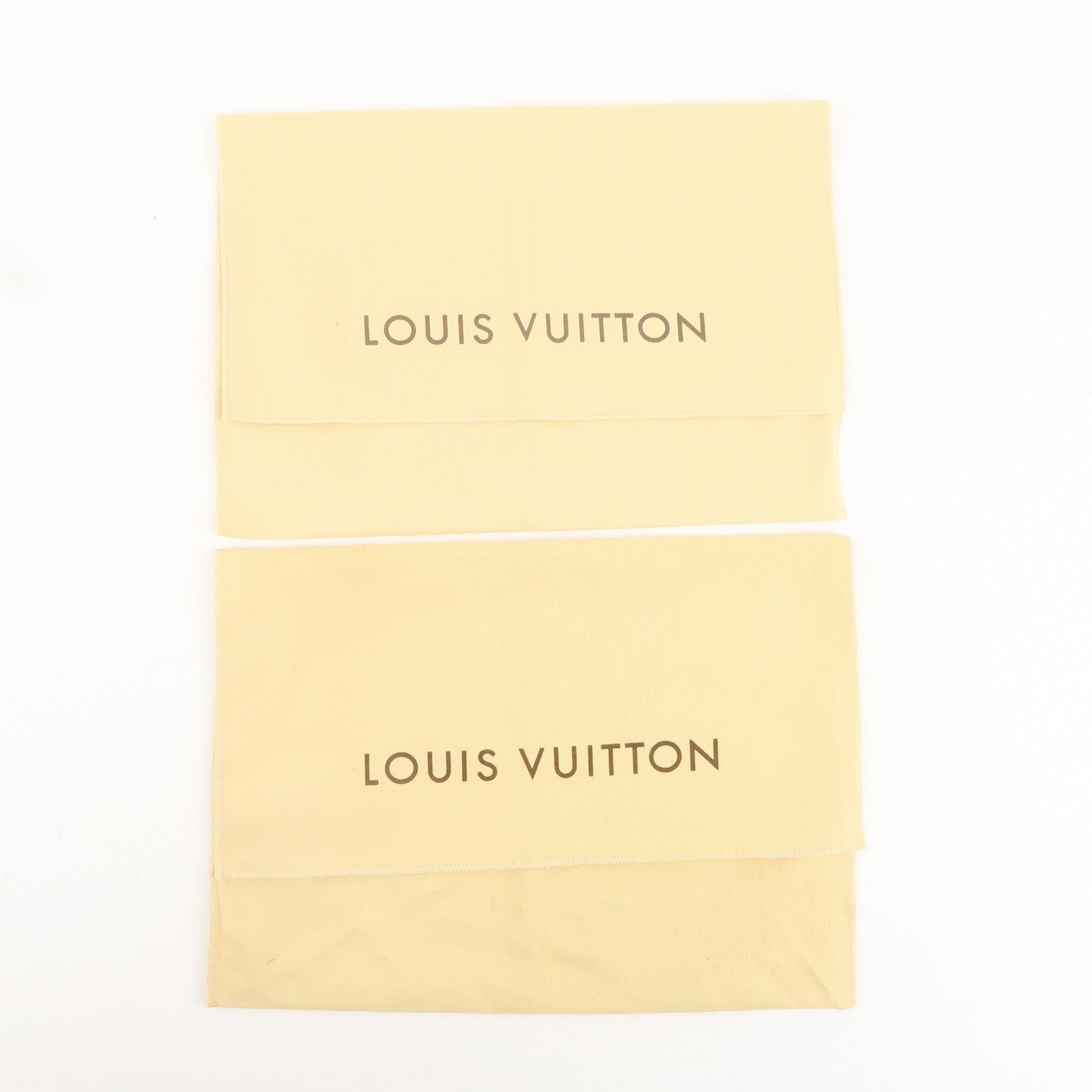 Louis Vuitton Set of 10 Storage Bag Dust Bag Flap Type Beige