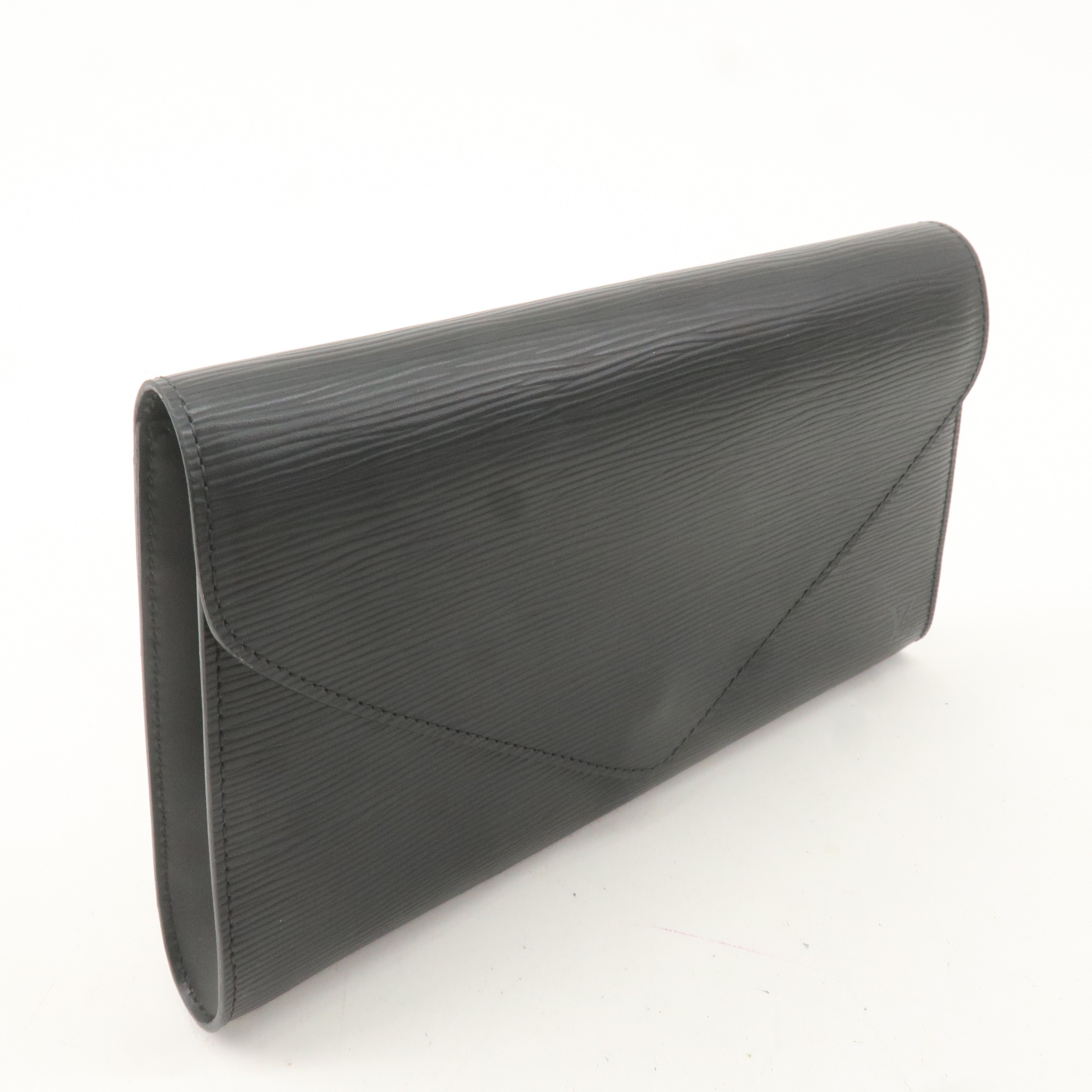 Louis Vuitton Epi Arts Deco Clutch Bag Purse Noir M52632