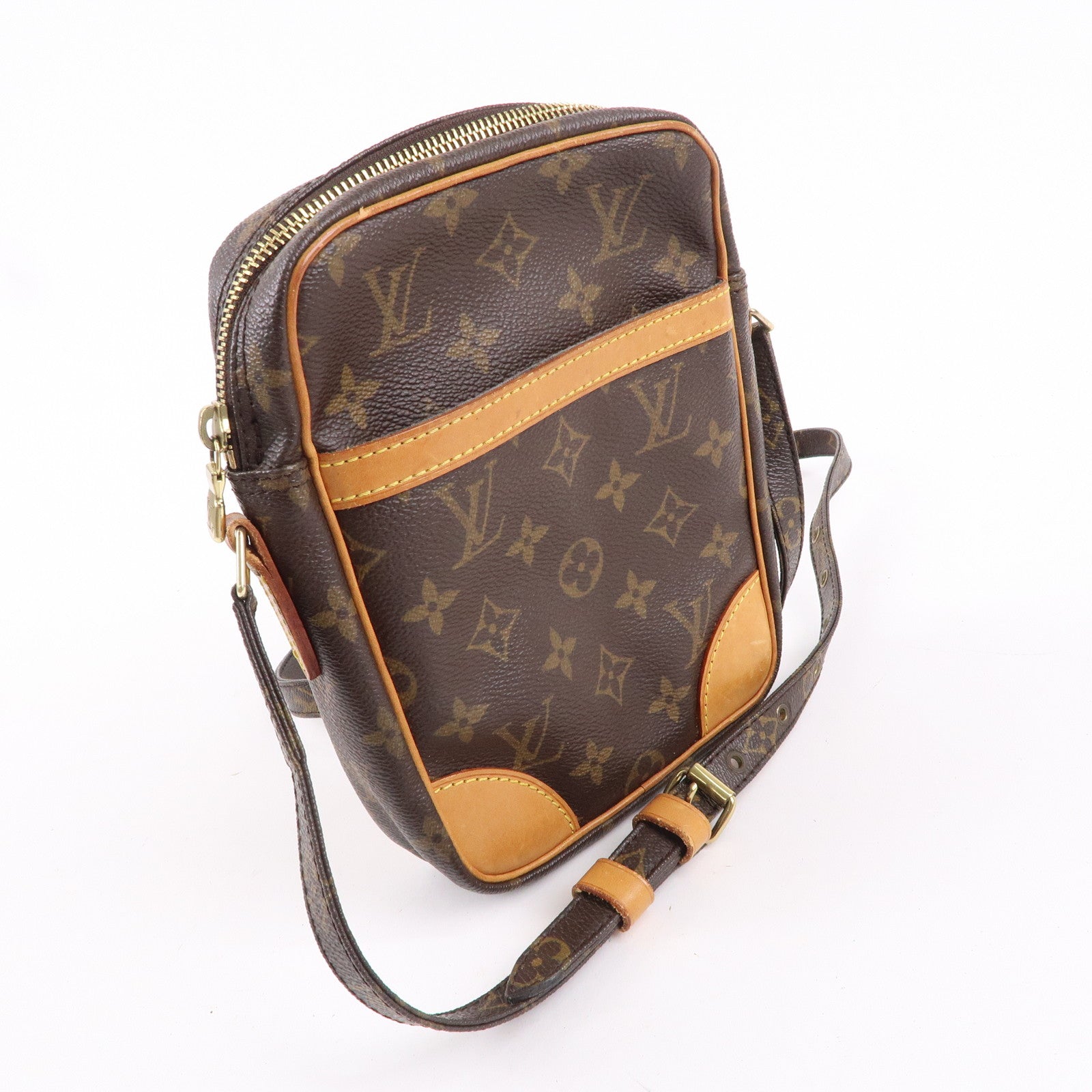 Louis Vuitton Monogram Danube Shoulder Bag Brown M45266