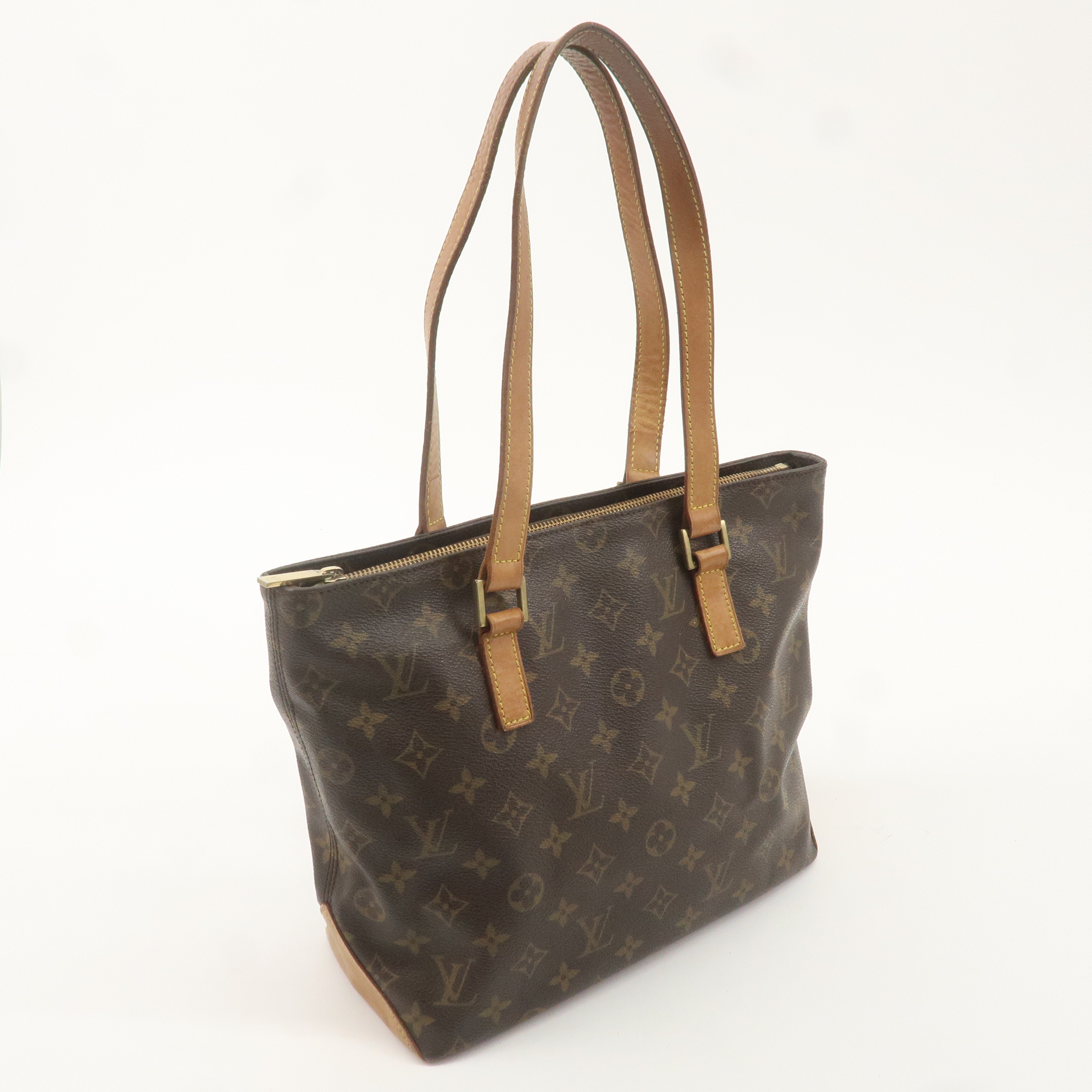 Louis Vuitton Monogram Cabas Piano Tote Bag Hand Bag M51148