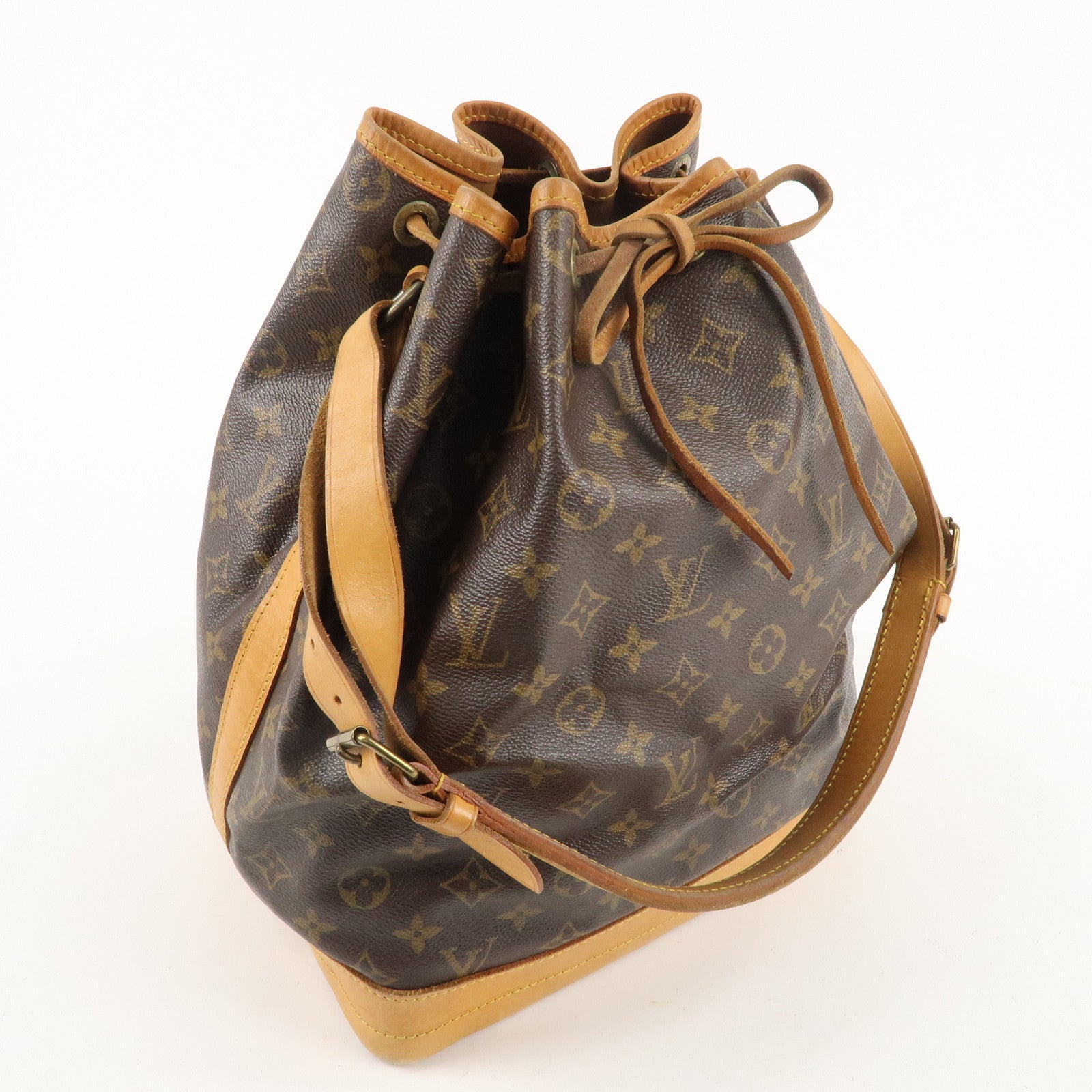 Louis Vuitton Monogram Noe Shoulder Bag Hand Bag Brown M42224