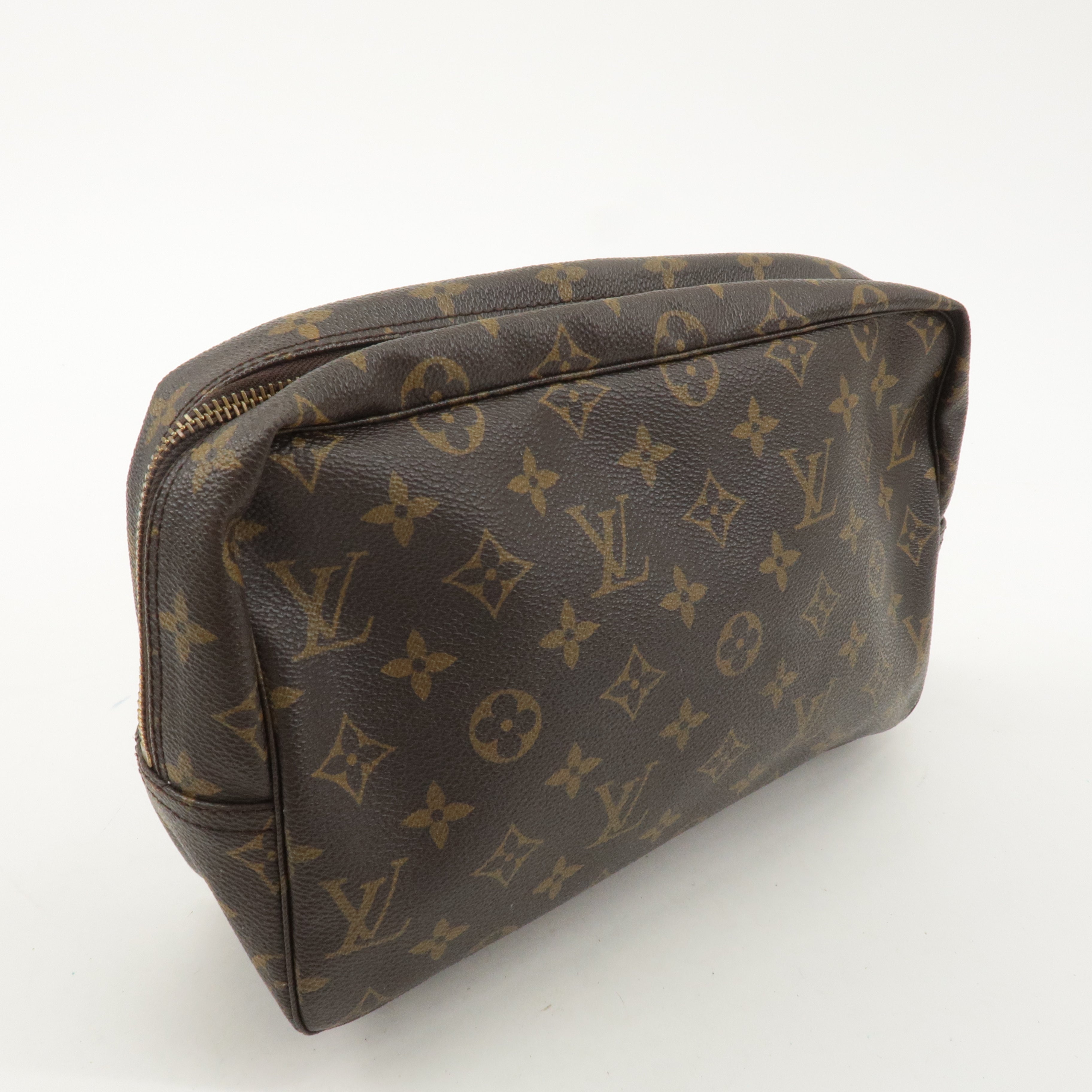 Louis Vuitton Monogram Trousse Toilette 28 Pouch Brown M47522