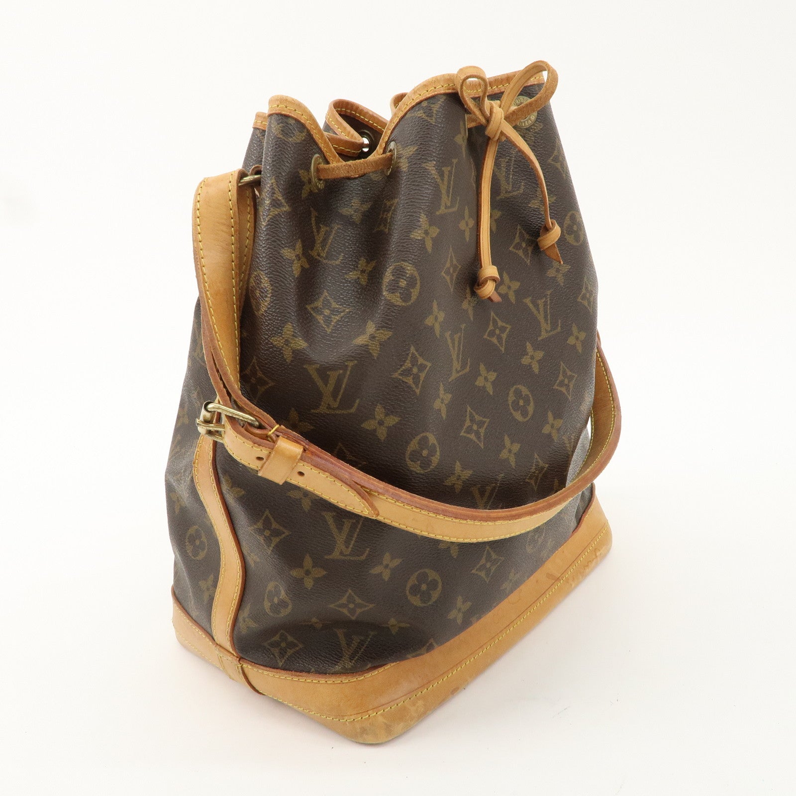 Louis Vuitton Monogram Noe Shoulder Bag Hand Bag Brown M42224