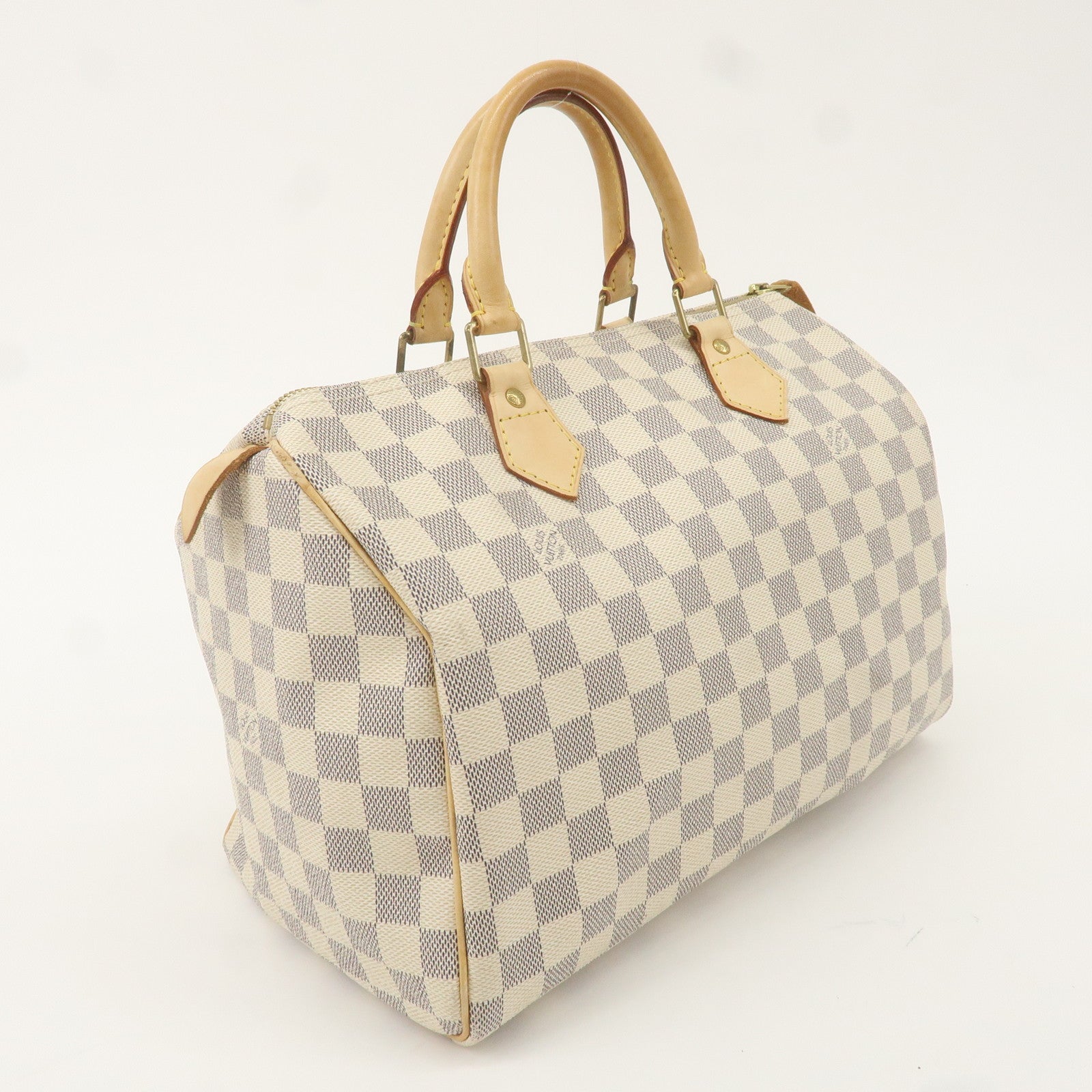 Louis Vuitton Damier Azur Speedy 30 Boston Hand Bag N41533