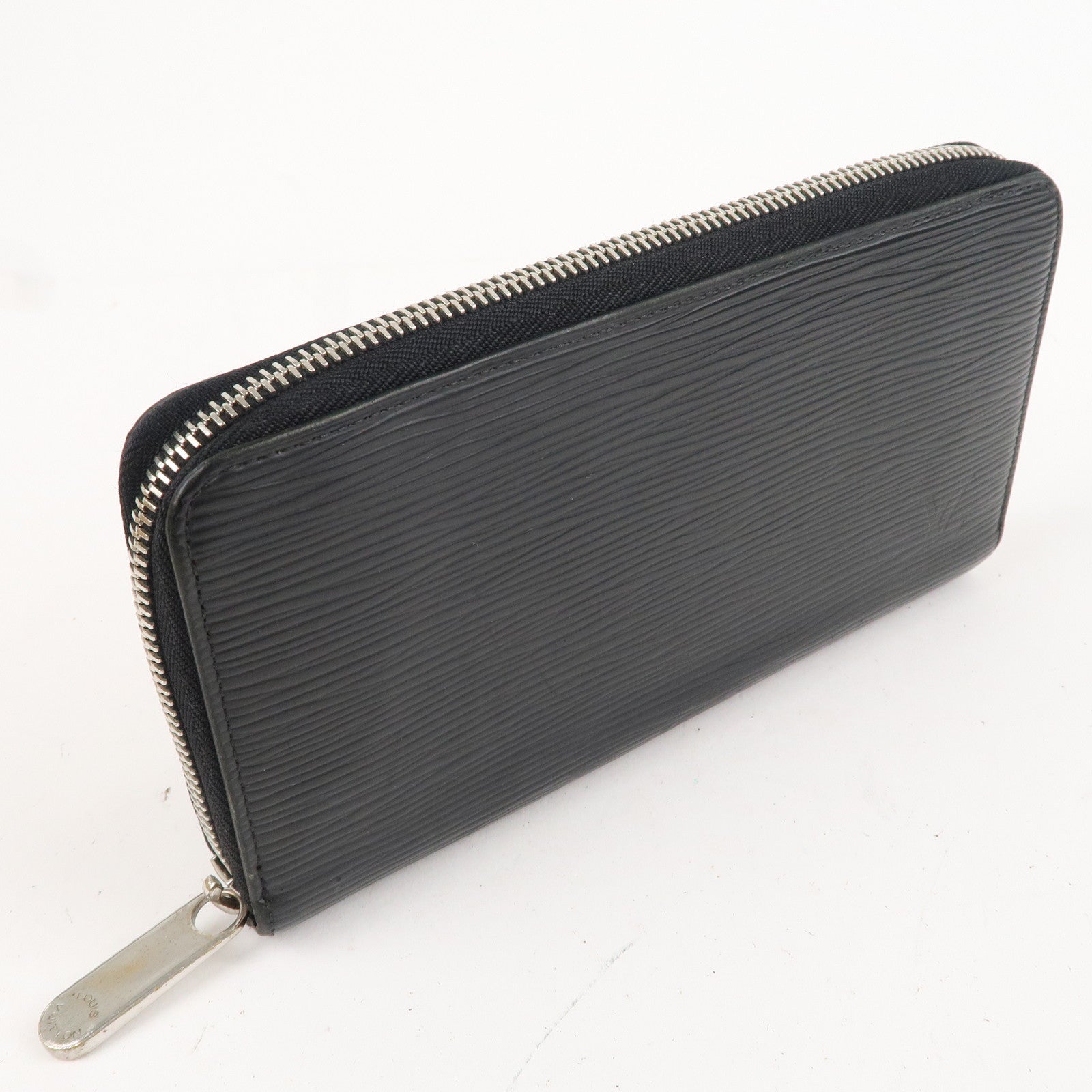 Louis Vuitton Epi Zippy Wallet Long Wallet Black Noir M61857