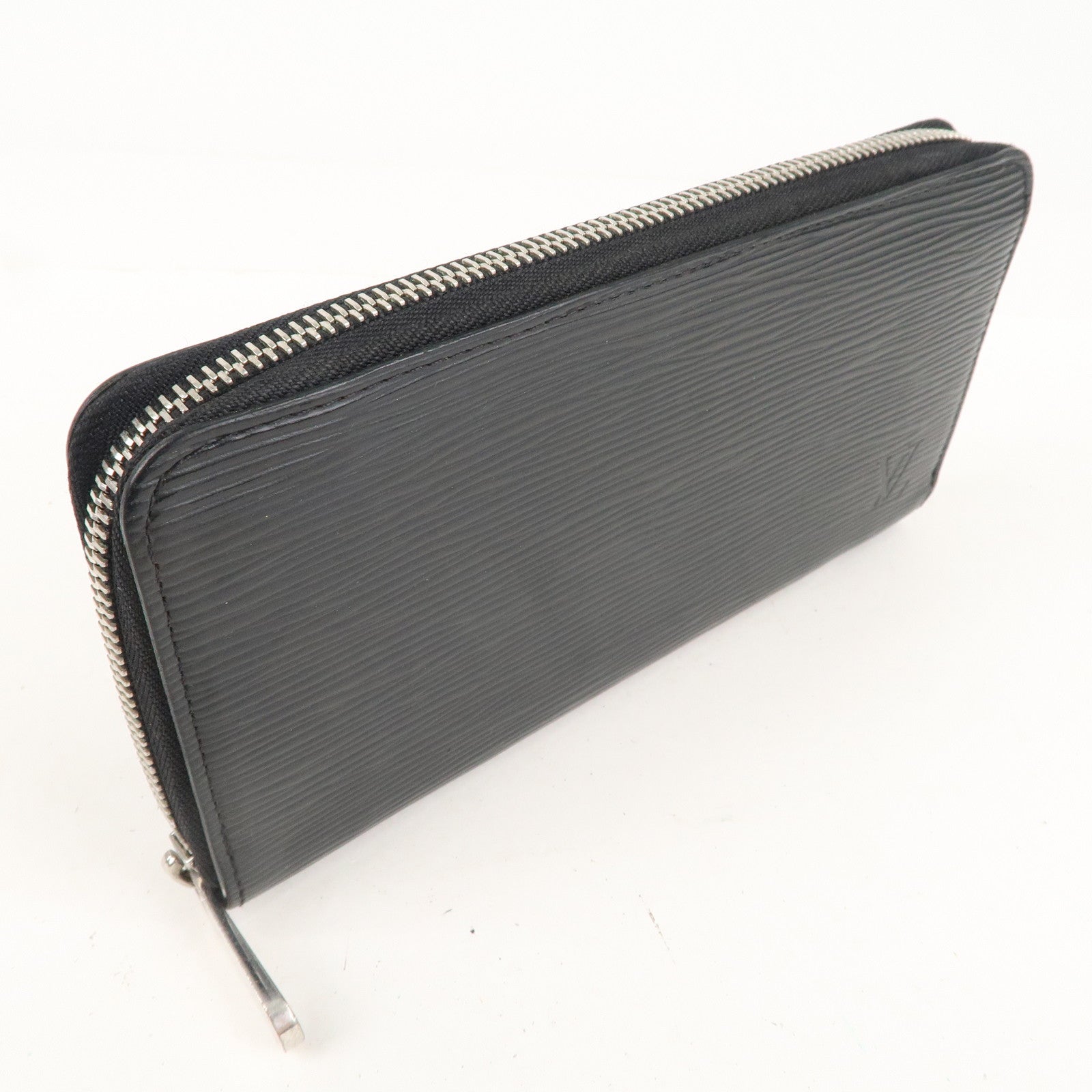 Louis Vuitton Epi Zippy Wallet Zip Round Long Wallet Black M61857