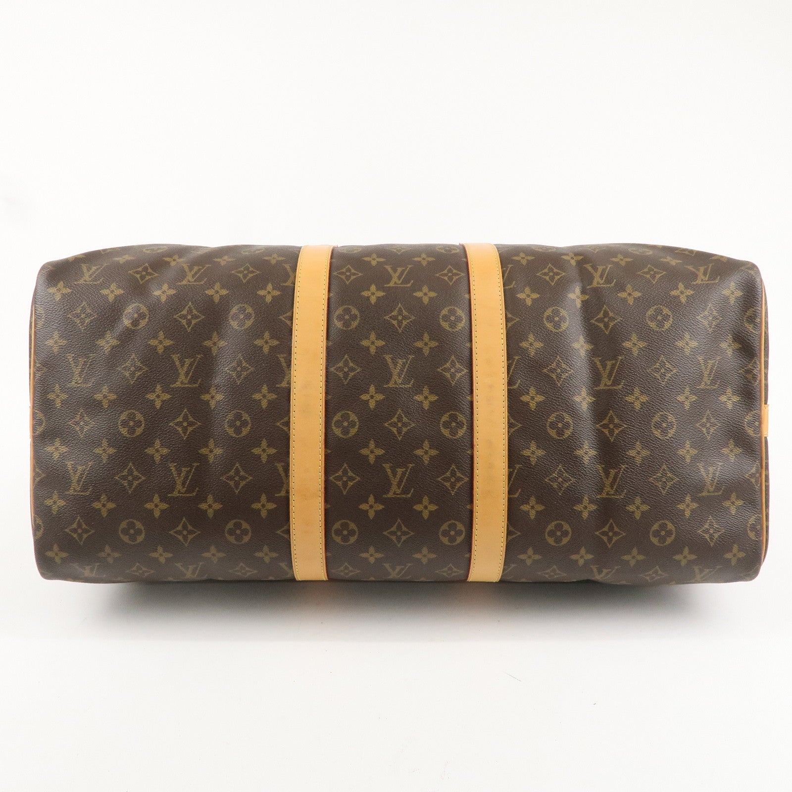 Louis Vuitton Monogram Keep All Bandouliere 55 Boston Bag M41414