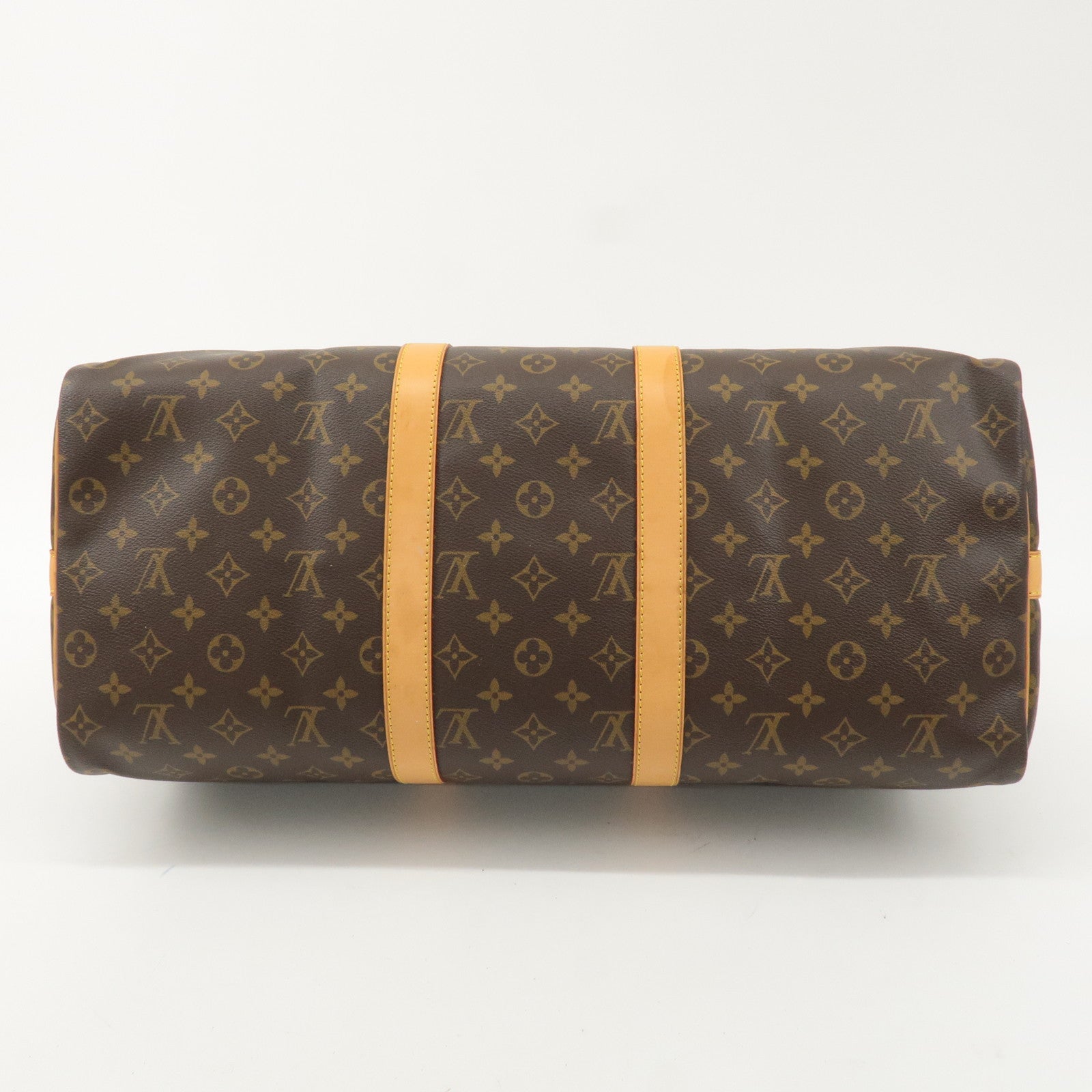 Louis Vuitton Monogram Keep All 50 Boston Bag Brown M41416