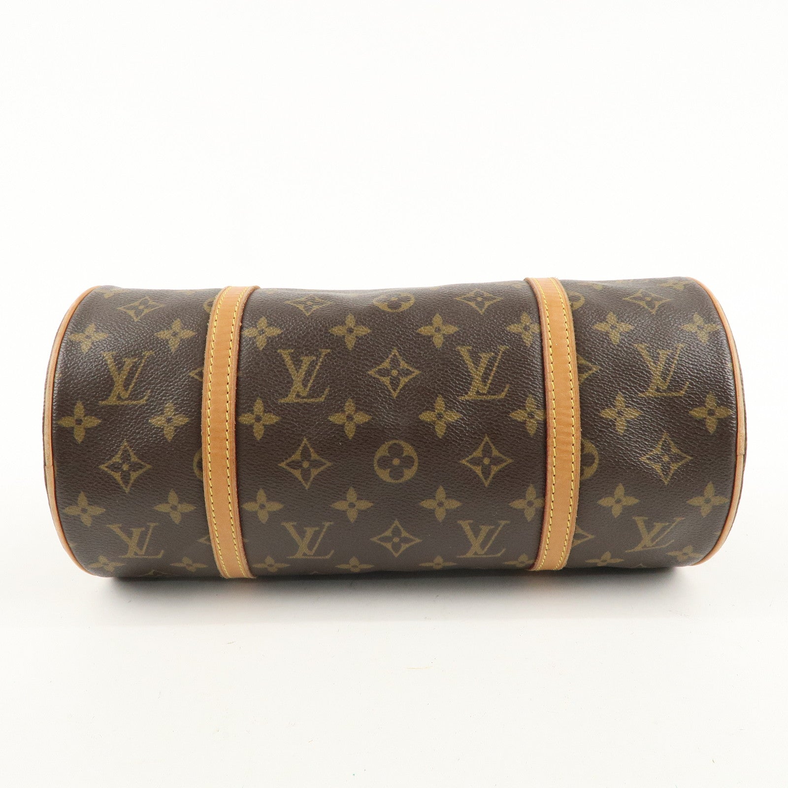 Louis Vuitton Monogram Papillon 30 Hand Bag Brown M51385