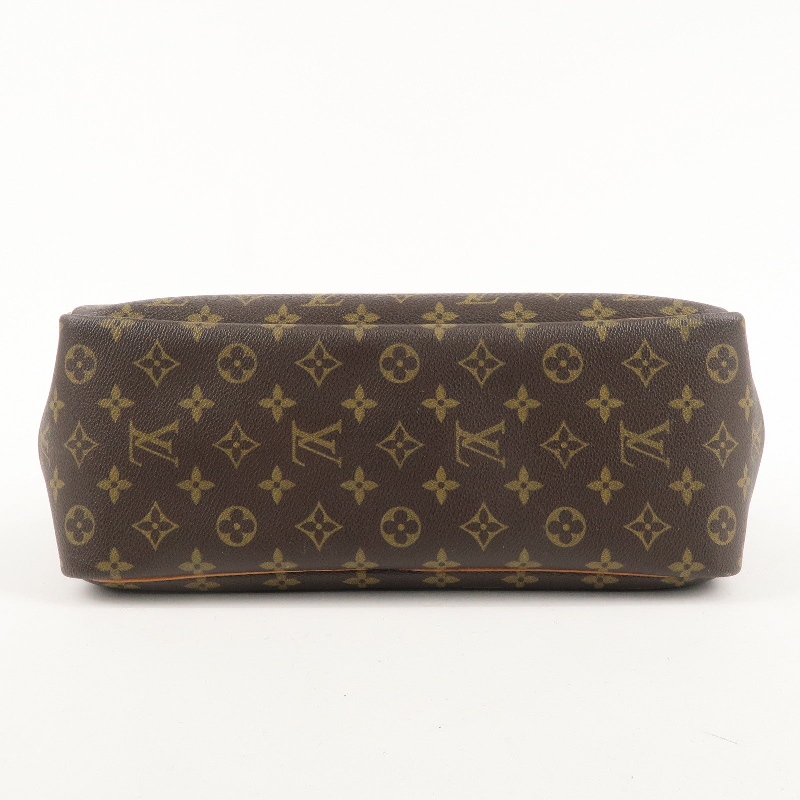 Louis Vuitton Monogram Deauville Hand Bag Brown M47270