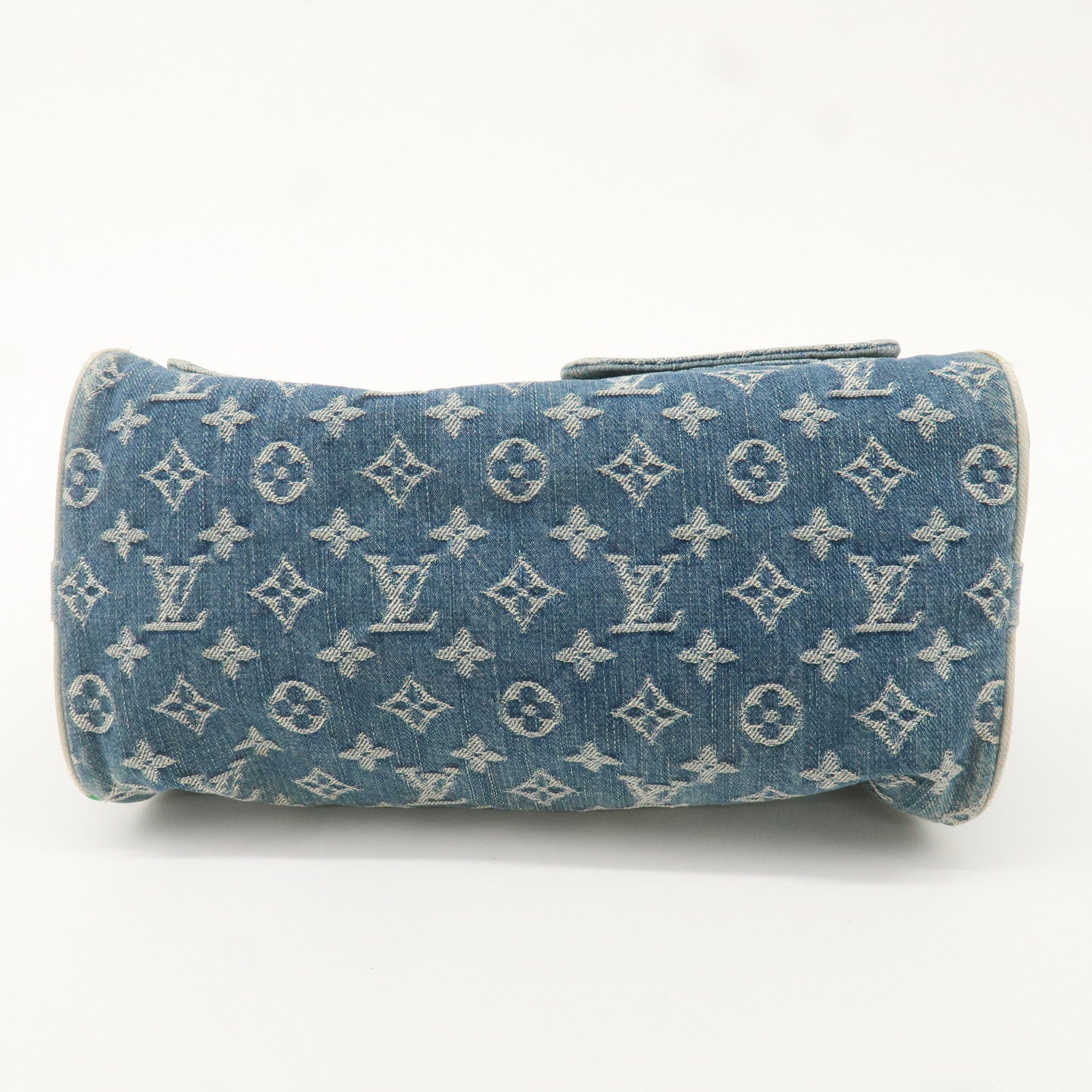 Louis Vuitton Monogram Denim Neo Speedy Boston Bag Blue M95019