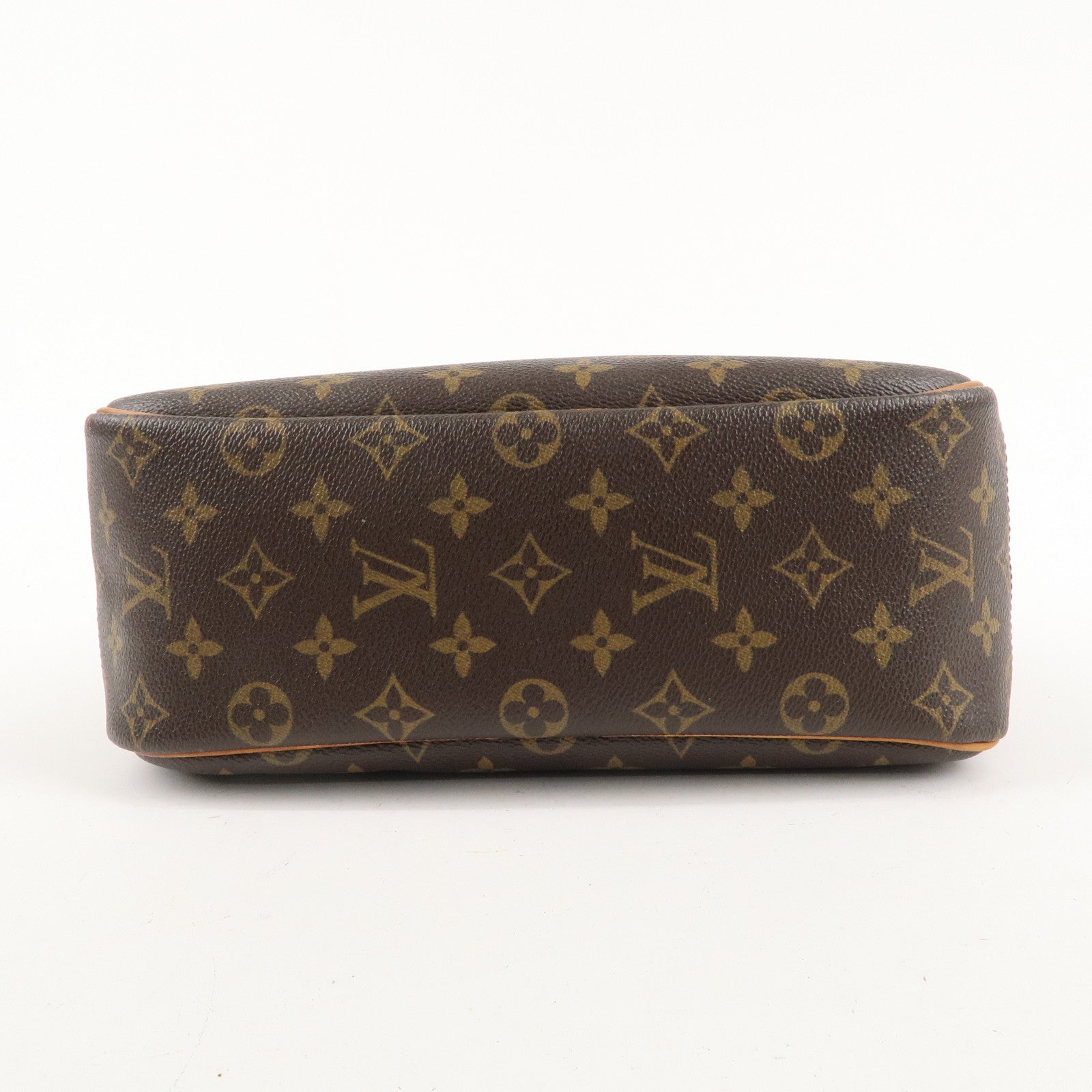 Louis Vuitton Monogram Trouville Hand Bag Brown M42228