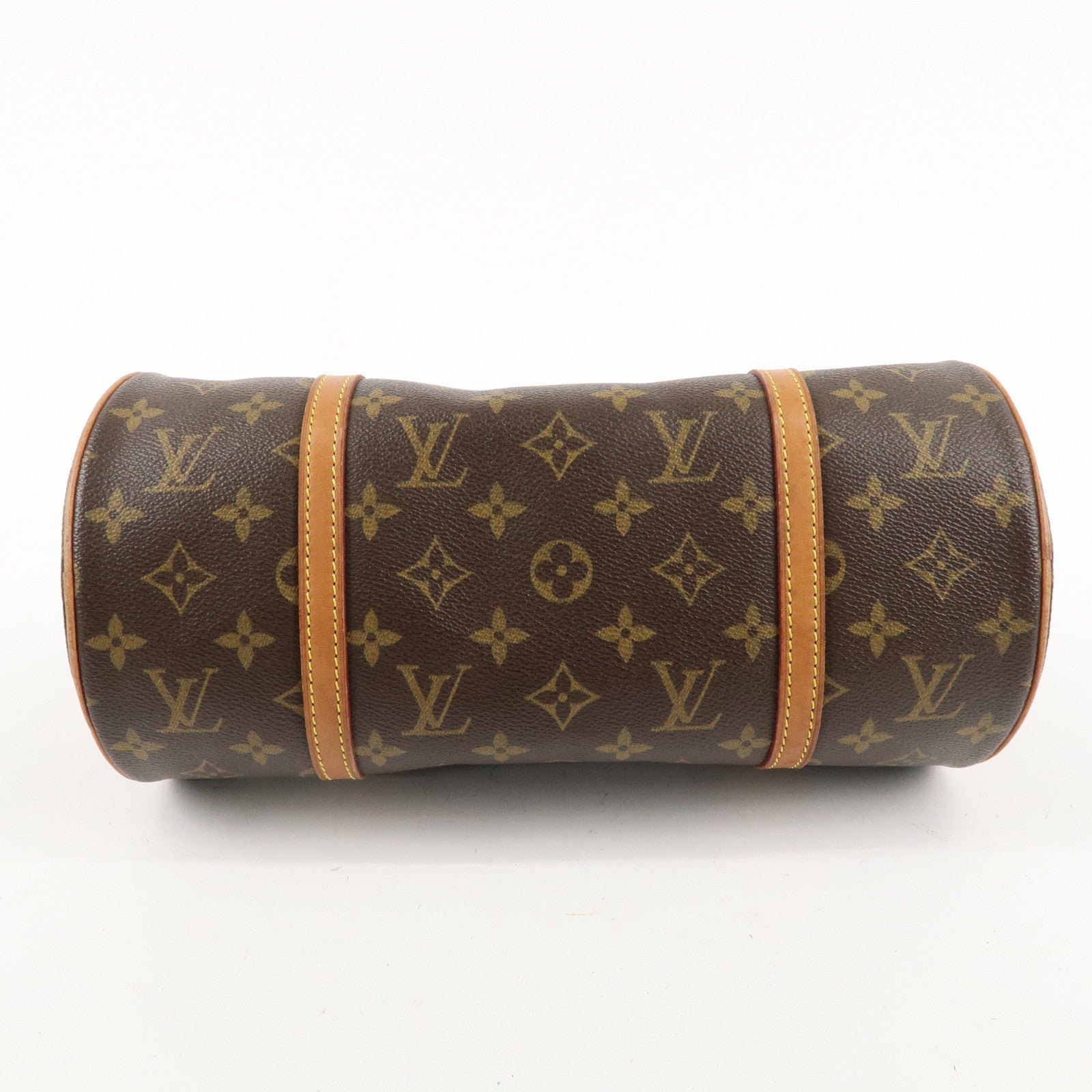 Louis Vuitton Monogram Papillon 30 Hand Bag Brown M51385