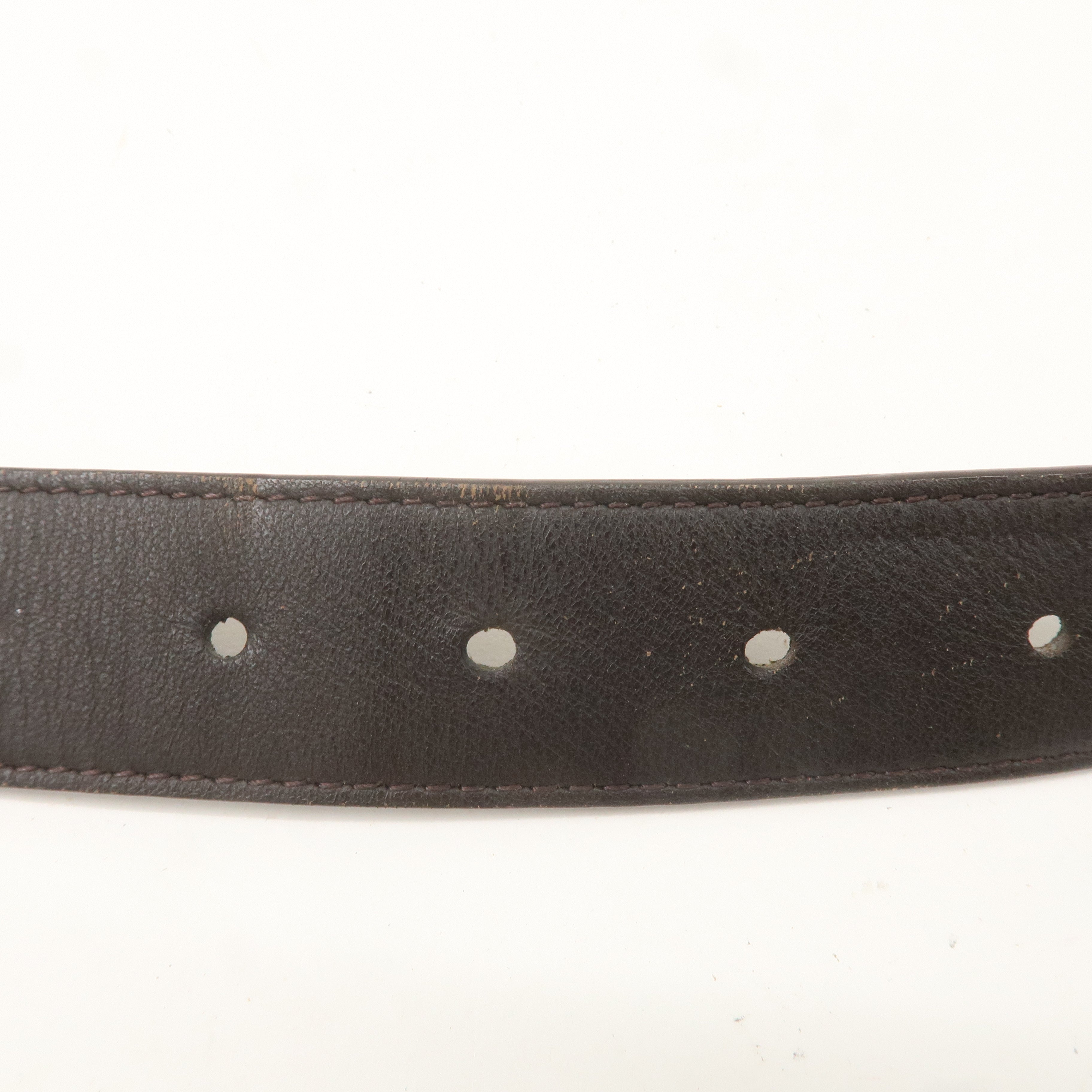 Louis Vuitton Damier Ebene Saint Tulle Carre Belt 75/30 M6944