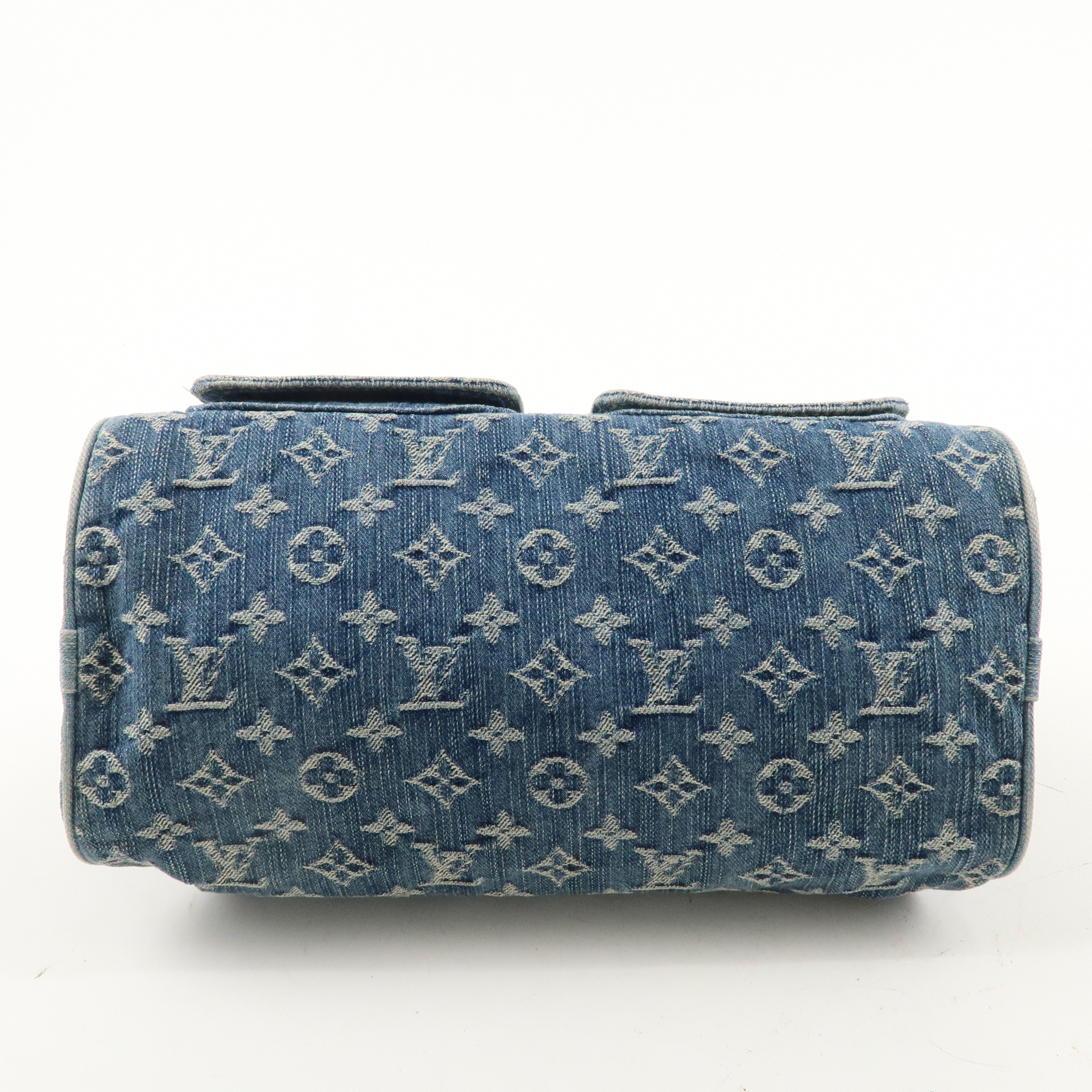 Louis Vuitton Monogram Denim Neo Speedy Boston Bag Blue M95019