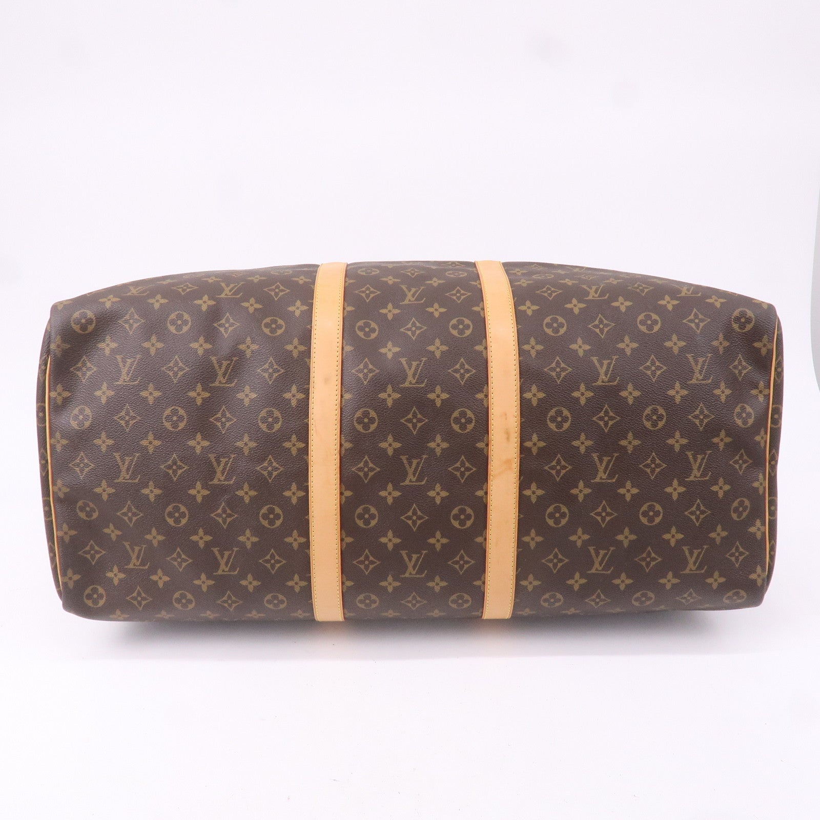 Louis Vuitton Monogram Keep All 60 Boston Bag Brown M41422