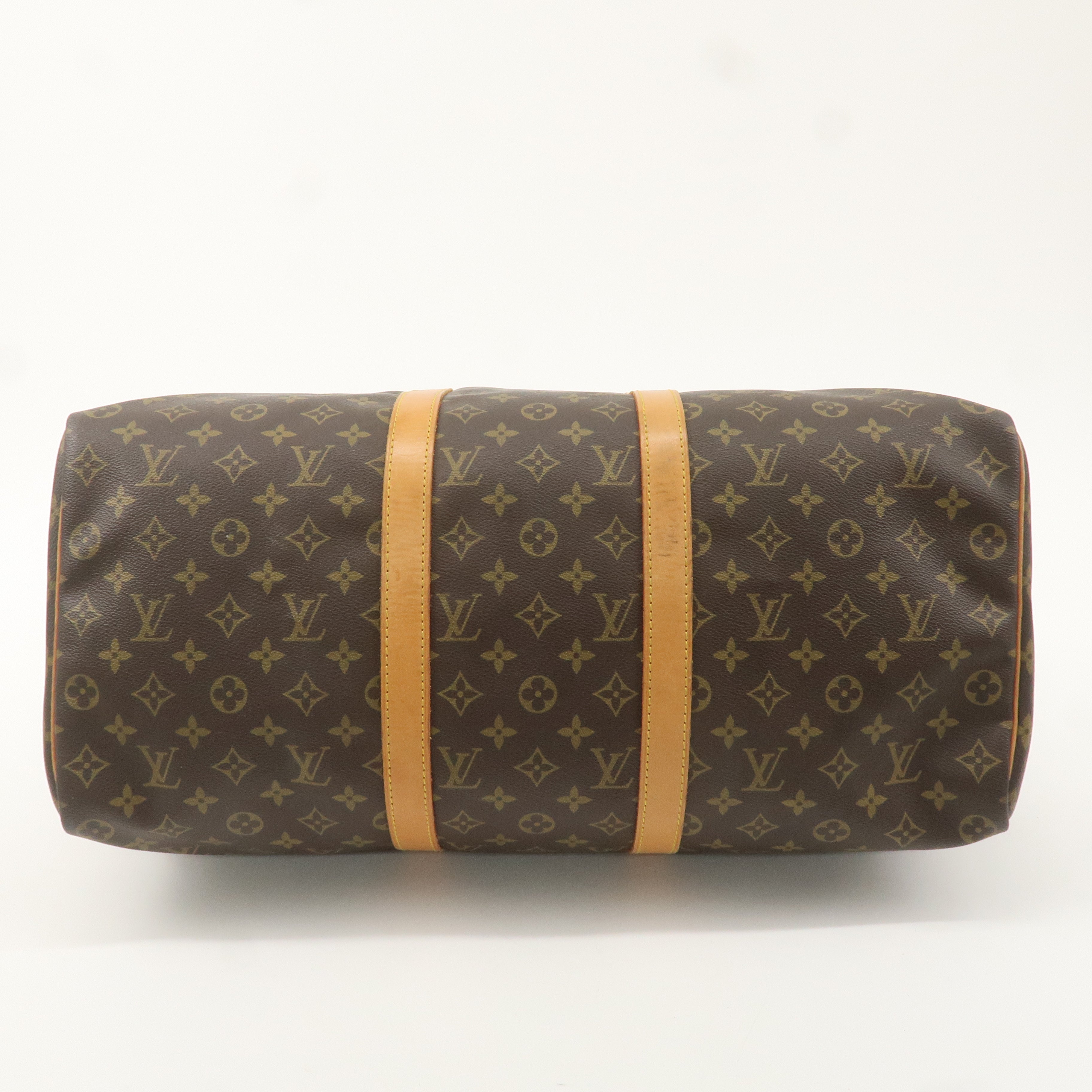 Louis Vuitton Monogram Keep All 50 Bag Brown M41426